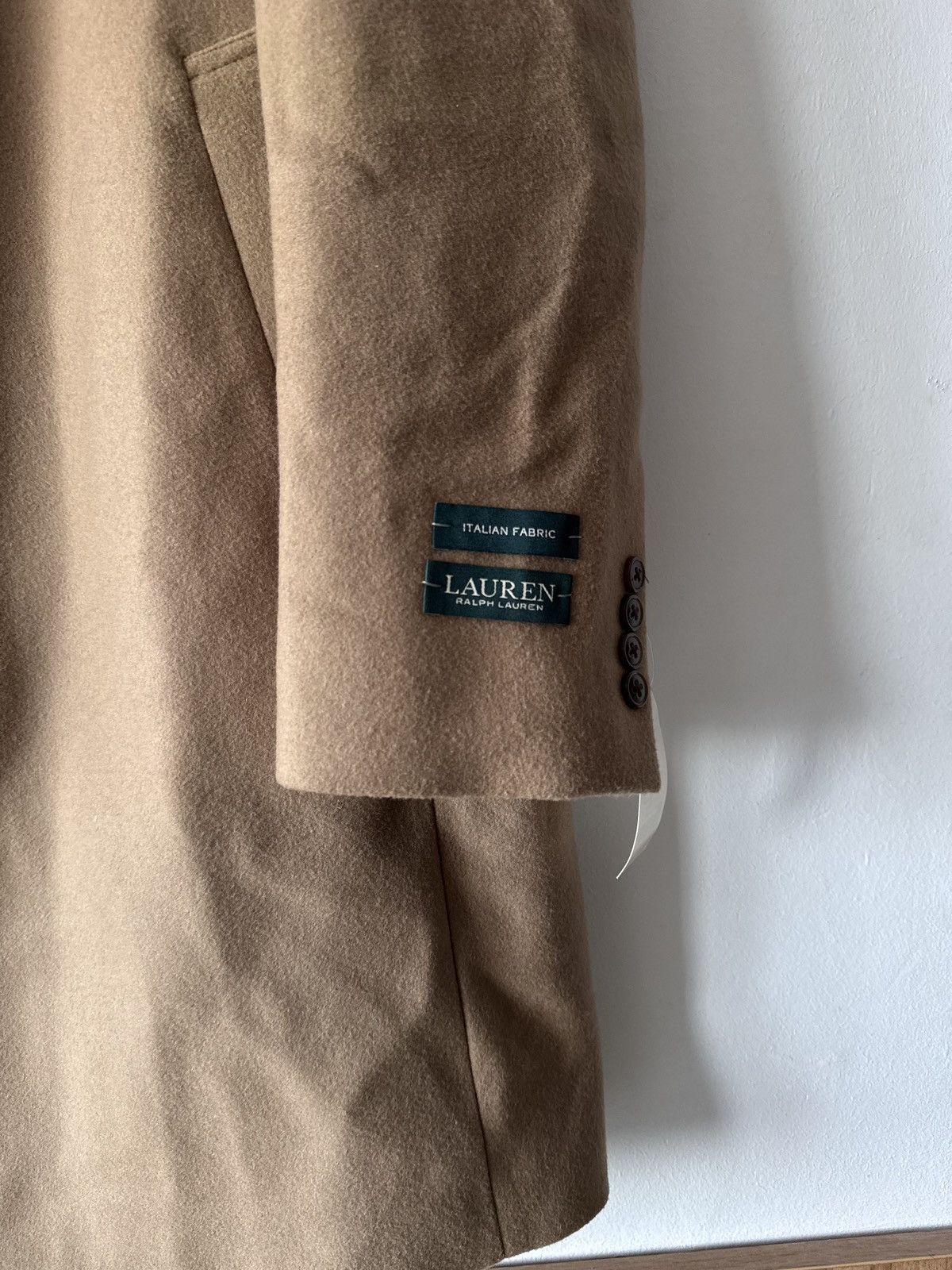 Ralph Lauren 🔥🔥 Ralph Lauren Cream Wool Coat Size US L / EU 52-54 / 3 - 3 Thumbnail