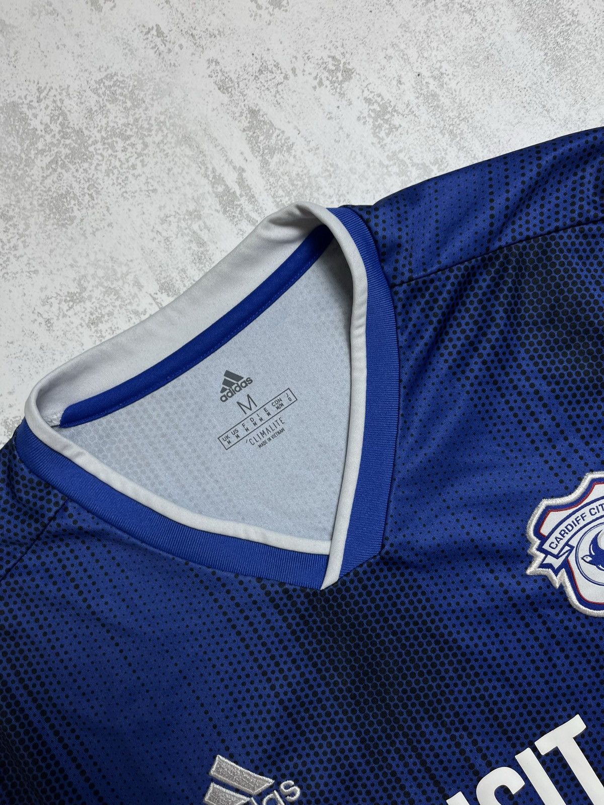Adidas Cardiff City '19-20 Home Jersey: Climalite Tech & Graphic Size US M / EU 48-50 / 2 - 6 Thumbnail
