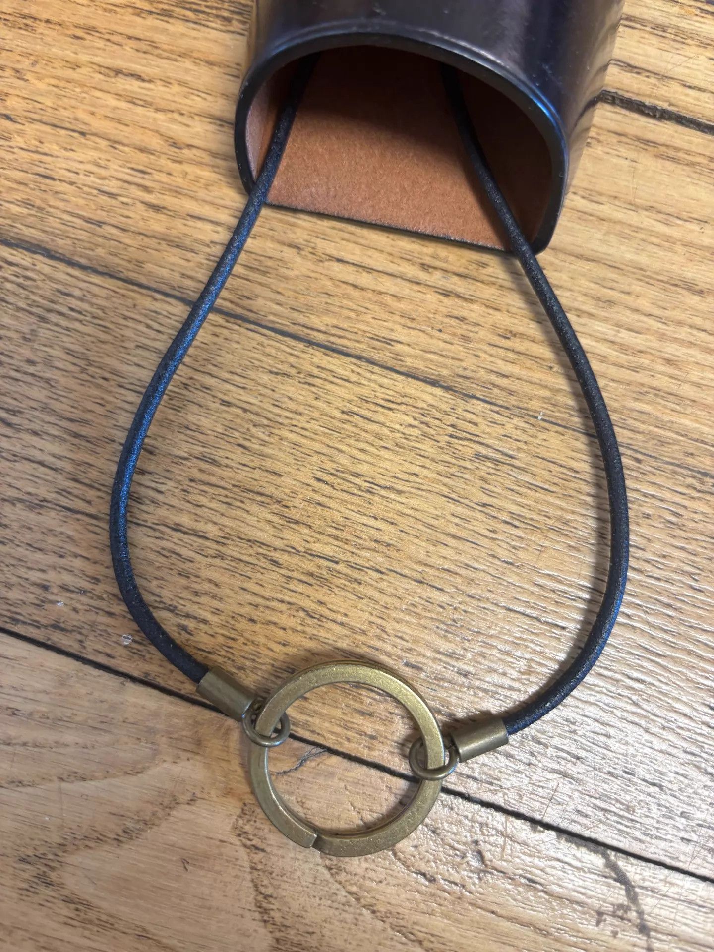 Lemaire Lemaire Sculpted Leather Necklace 99% New Size F Size ONE SIZE - 3 Thumbnail