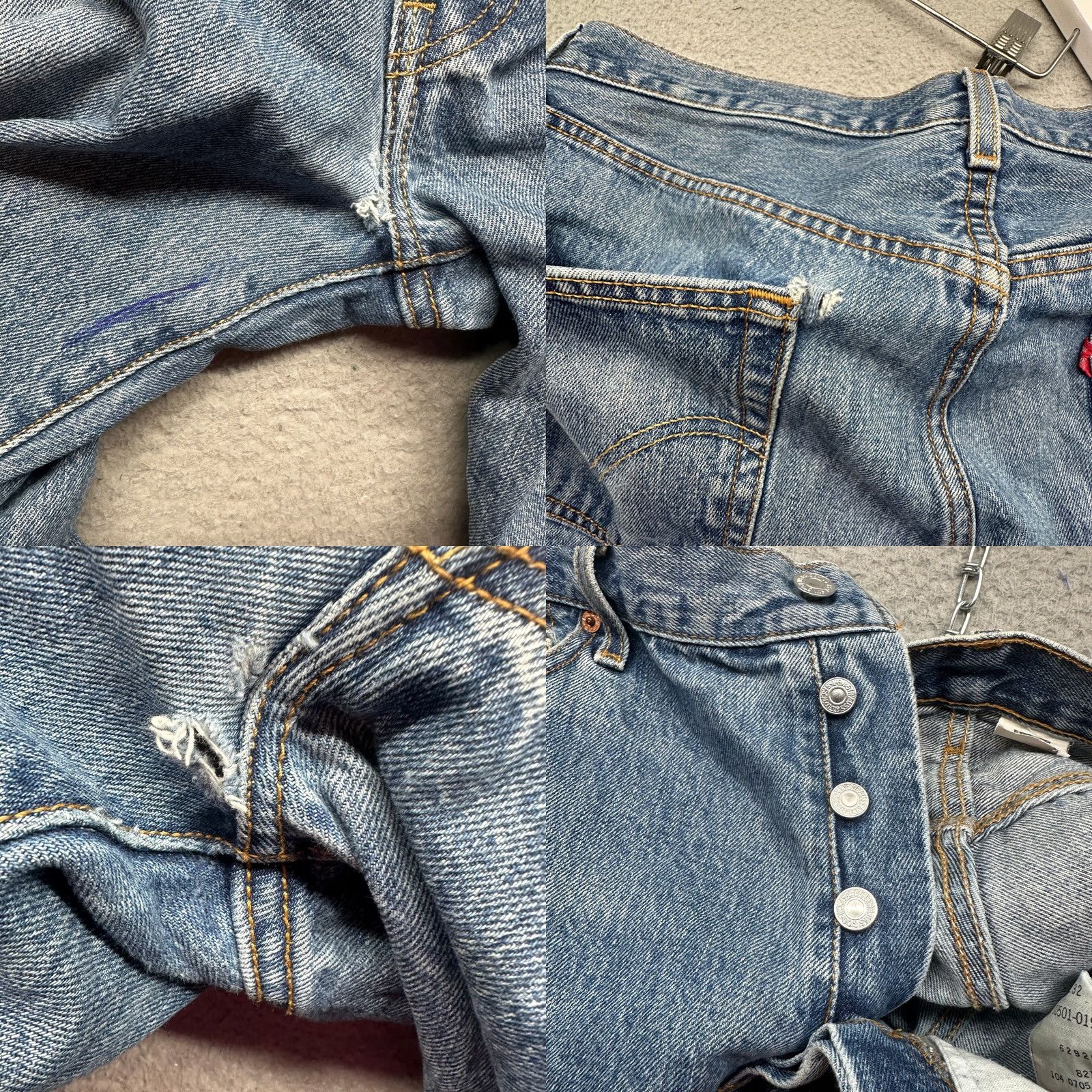 Levi's VINTAGE Levi's 501 XX Button Fly Jeans Mens 36x32 Blue Mexico Made Jeans Mens Regular 36 Blue 2005 XX Bootcut Size US 36 / EU 52 - 8 Thumbnail
