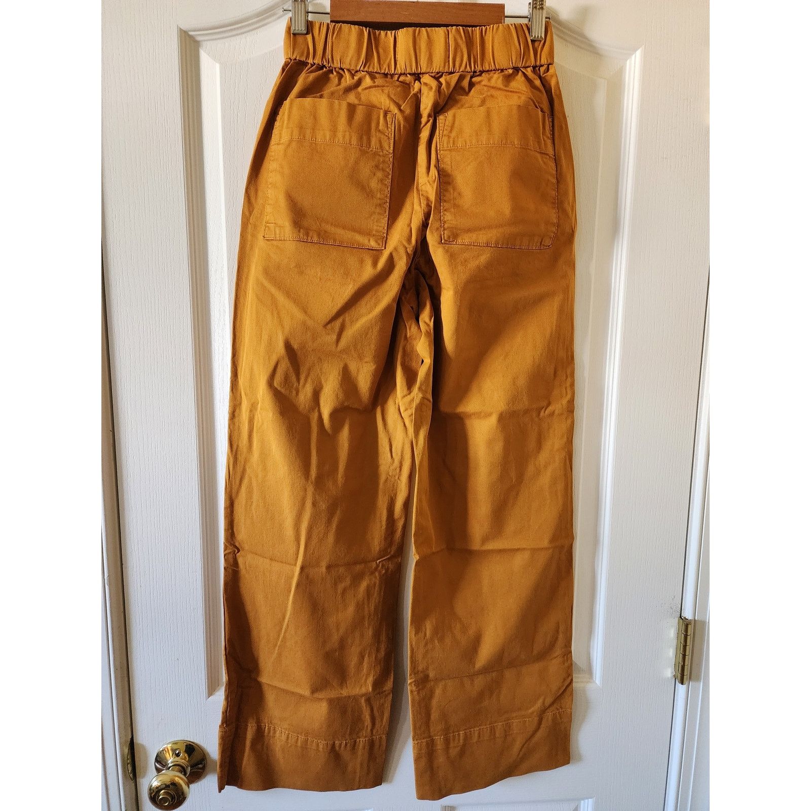 Everlane Everlane Easy Pant Ochre Dark Yellow Wide Leg Size 0 Stretch Size 25" / US 0 / IT 36 - 2 Thumbnail