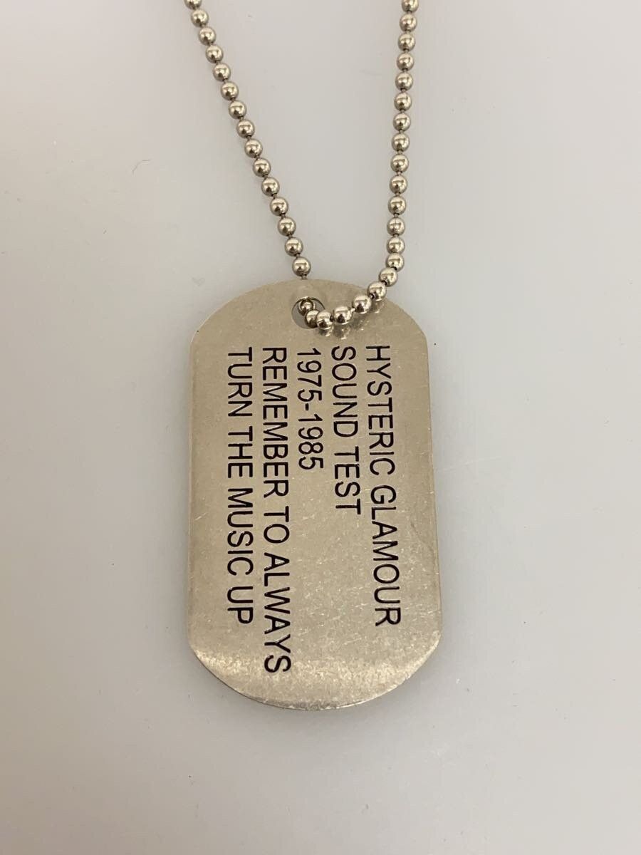 Hysteric Glamour Guitar Woman Dog Tag Necklace Size ONE SIZE - 3 Thumbnail