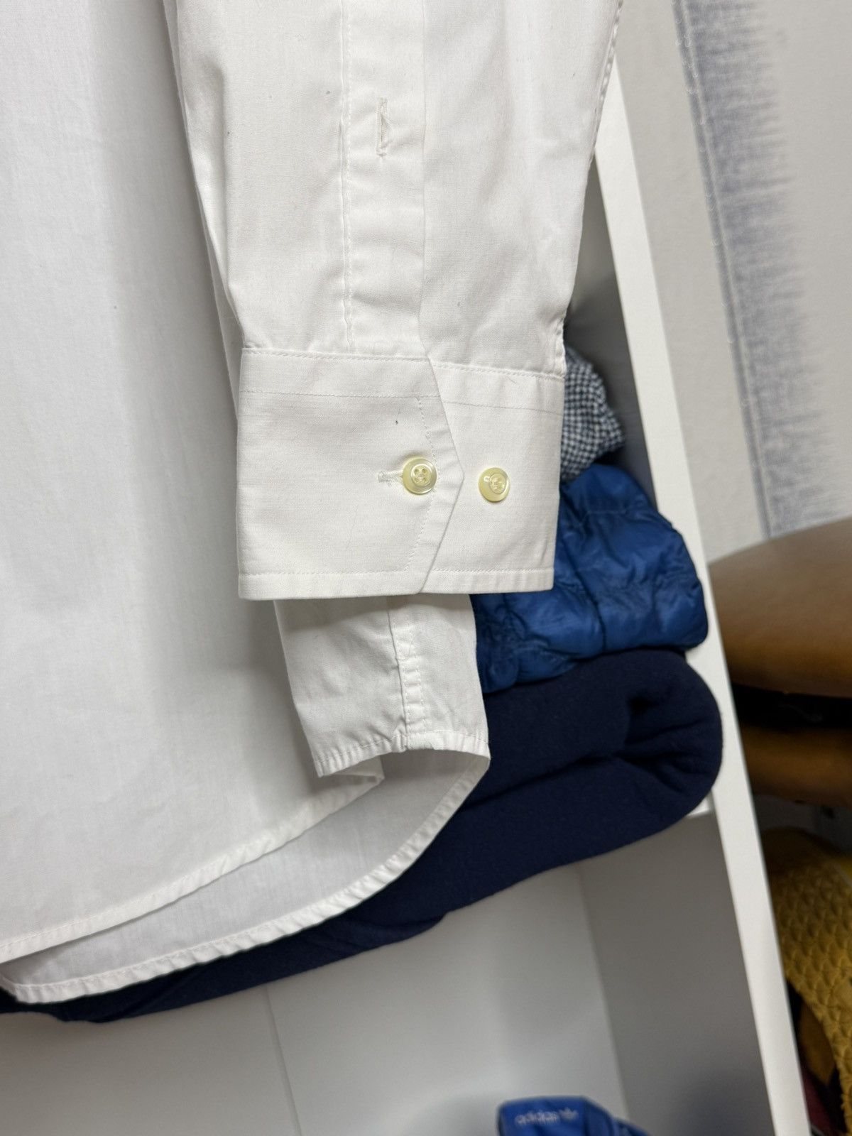 Christian Dior Monsieur Christian Dior vintage shirt size 17 1/2 44-5 Size 44R - 7 Thumbnail