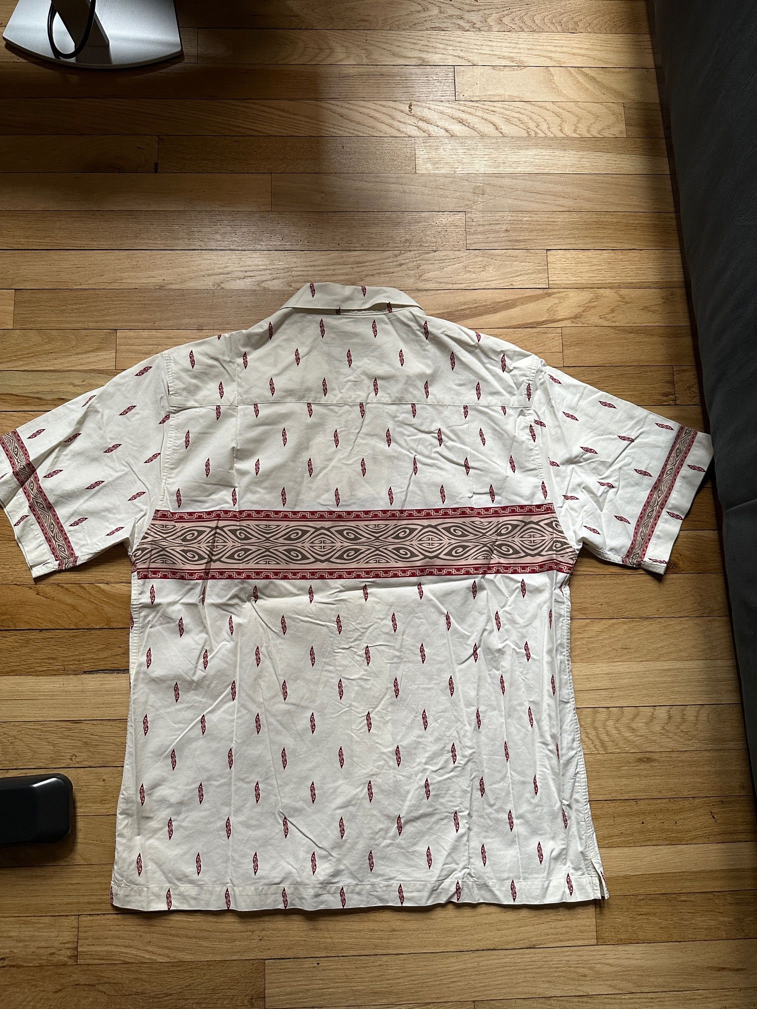 Quiksilver Silver Edition QUIKSILVER White Camp Vacation Hawaiian Shirt Size US L / EU 52-54 / 3 - 3 Thumbnail
