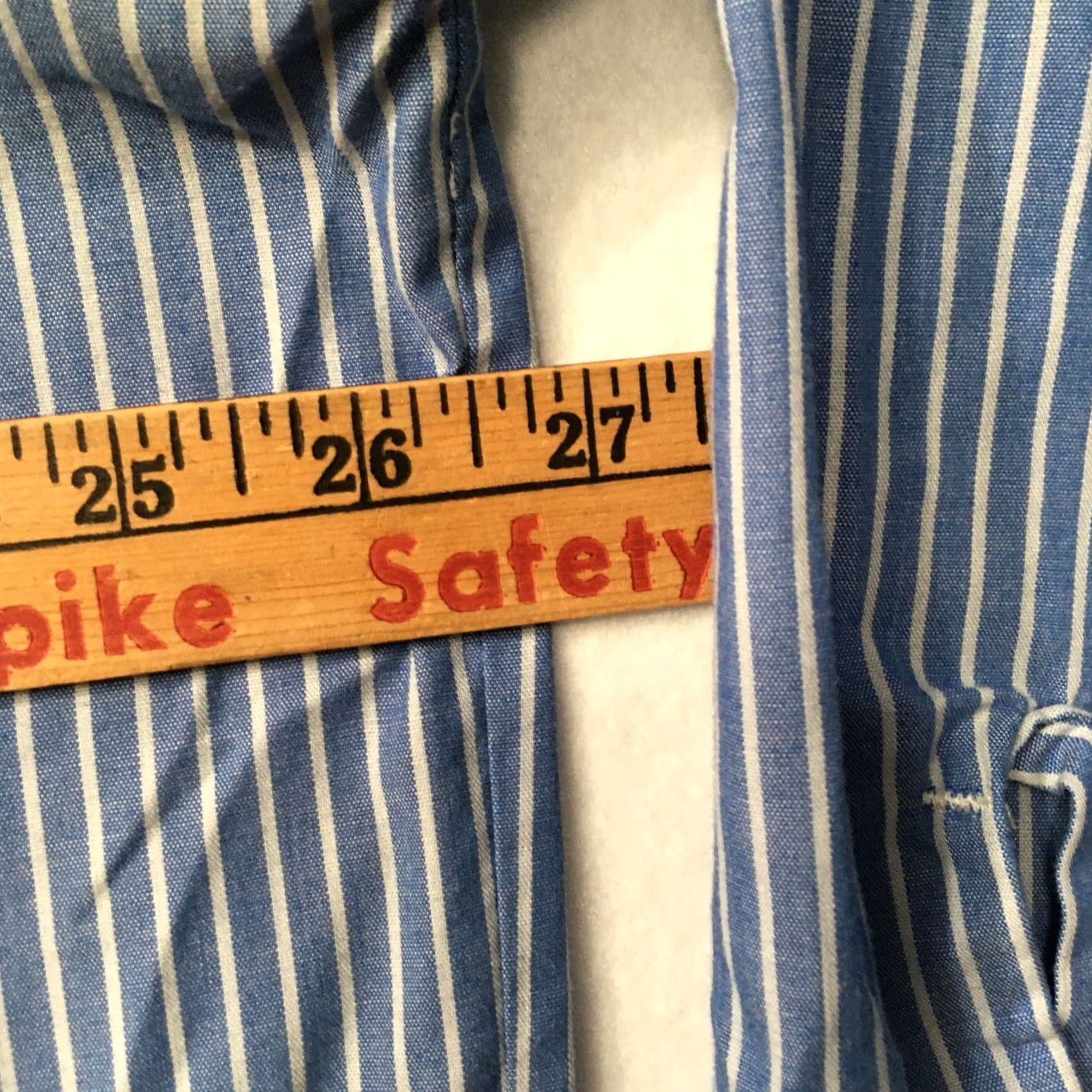 Vintage Technology Genuine Clothes Men's XL Embroidered Striped Shirt Size US XL / EU 56 / 4 - 5 Thumbnail
