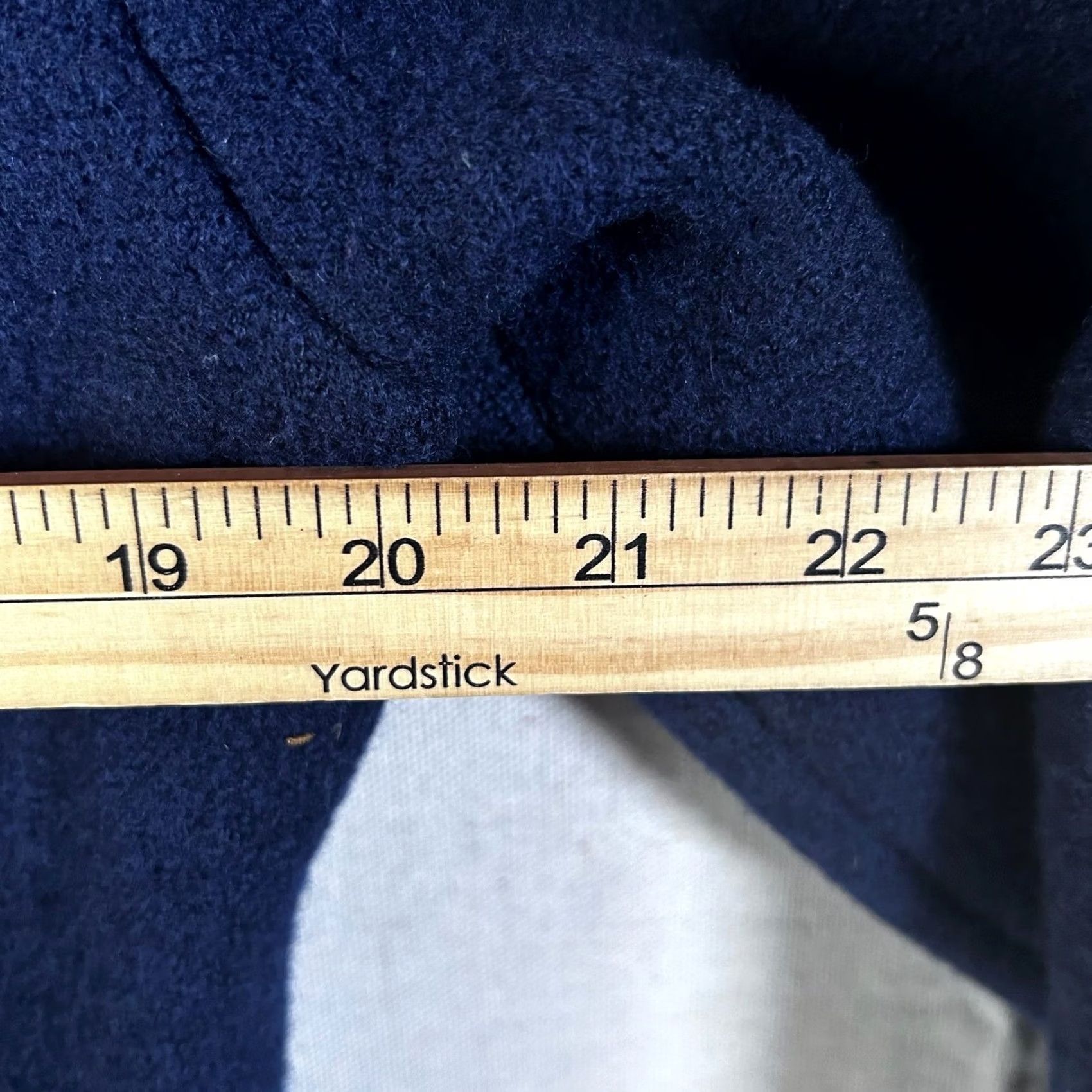 Vintage VINTAGE Mairi Navy Blue 100% Boiled Wool Jacket Gold Crest Buttons Large Size L / US 10 / IT 46 - 5 Thumbnail