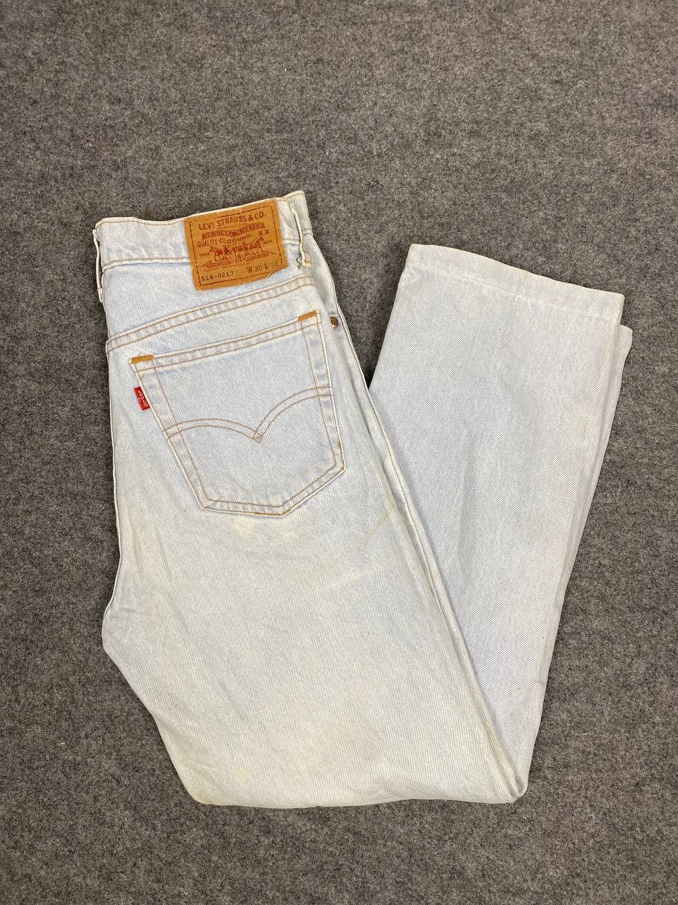 Levi's vintage levis 518 lightwash denim nice design Size US 30 / EU 46 - 2 Thumbnail