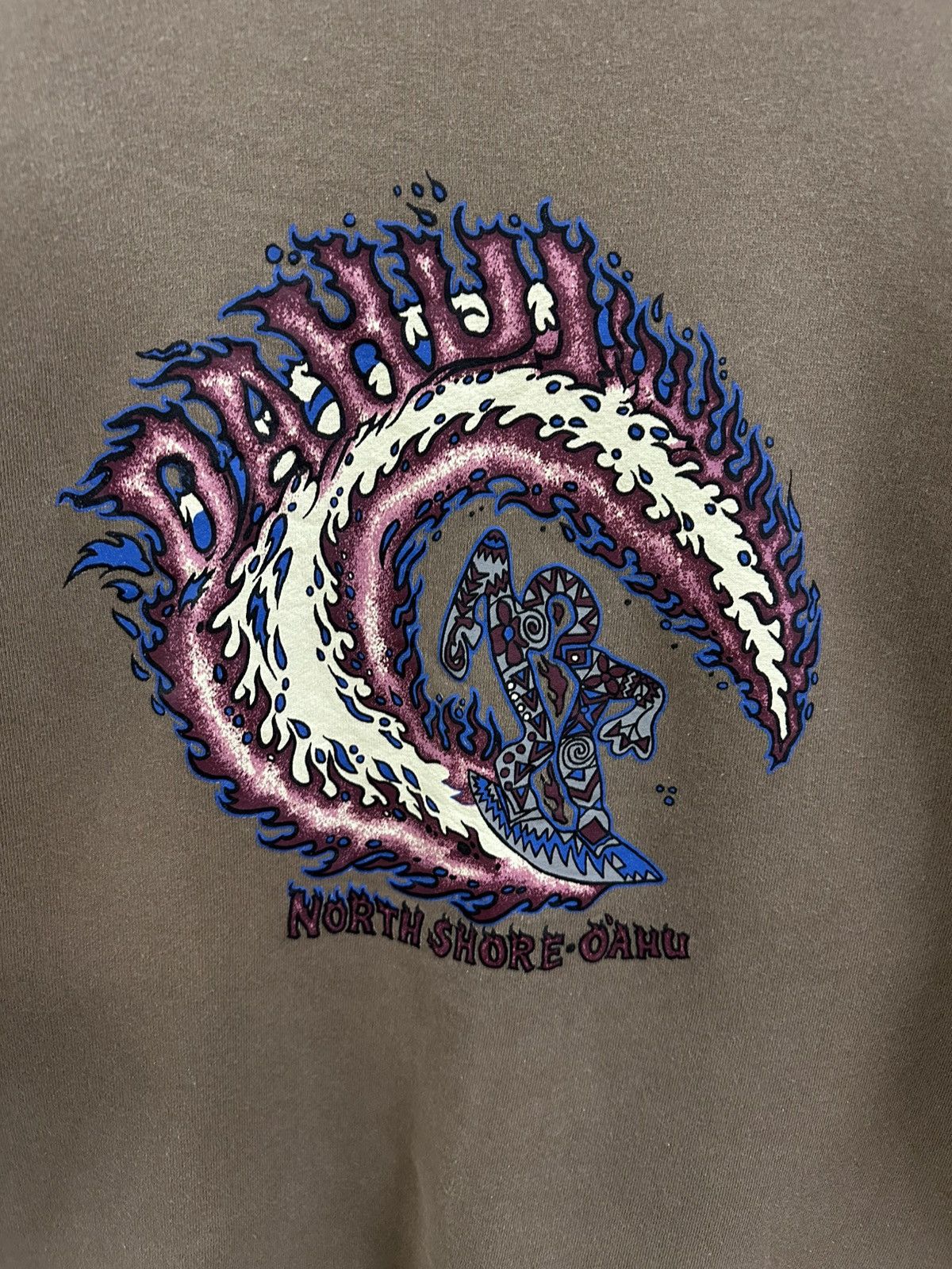 Billabong × Vintage Rare Vintage 90s Da Hui North Shore Oahu Sweatshirt Size US L / EU 52-54 / 3 - 9 Thumbnail