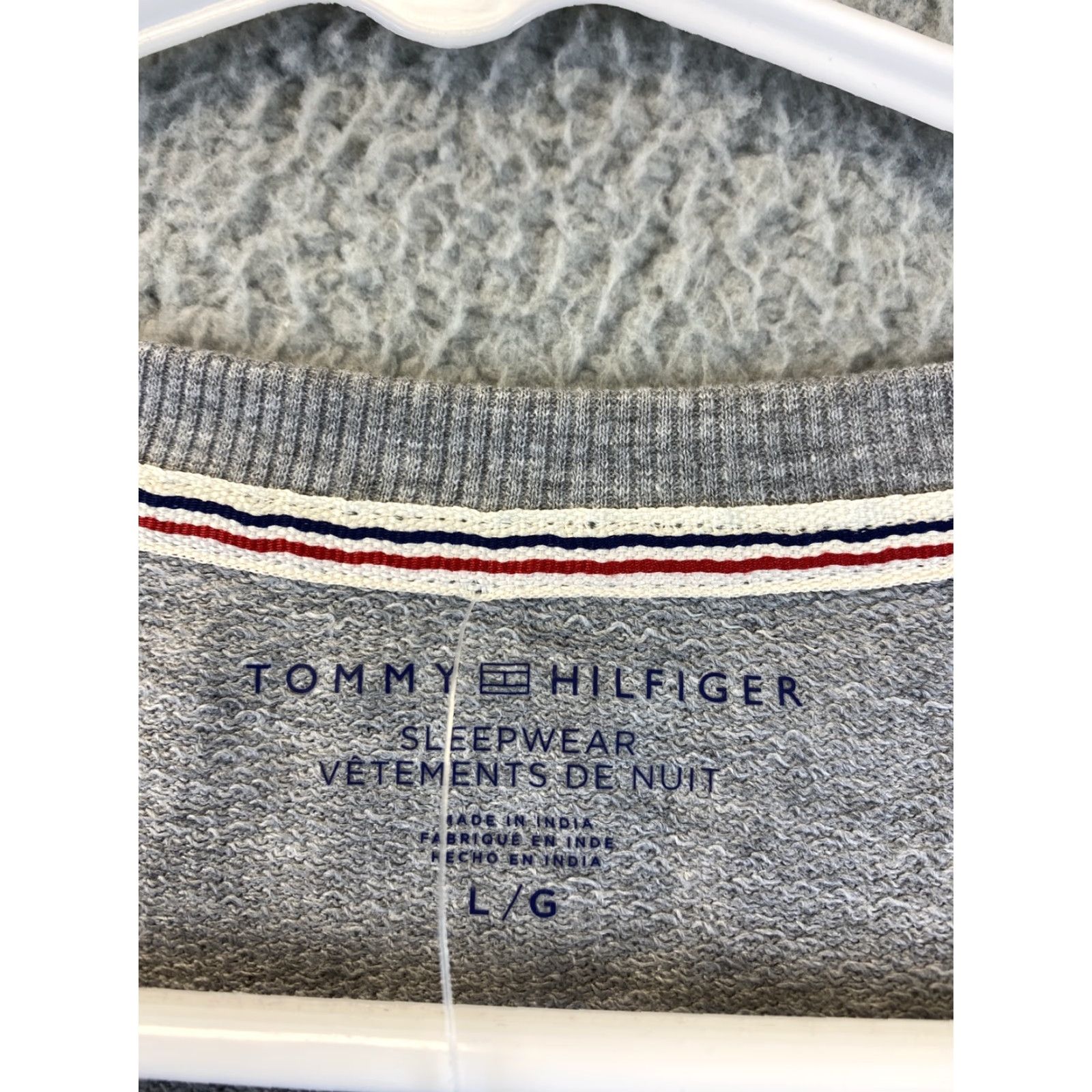 Tommy Hilfiger Tommy Hilfiger Women's Sleepwear Pajama Logo Long-Sleeve Top Red/Blue L / 75-8 Size L / US 10 / IT 46 - 4 Thumbnail