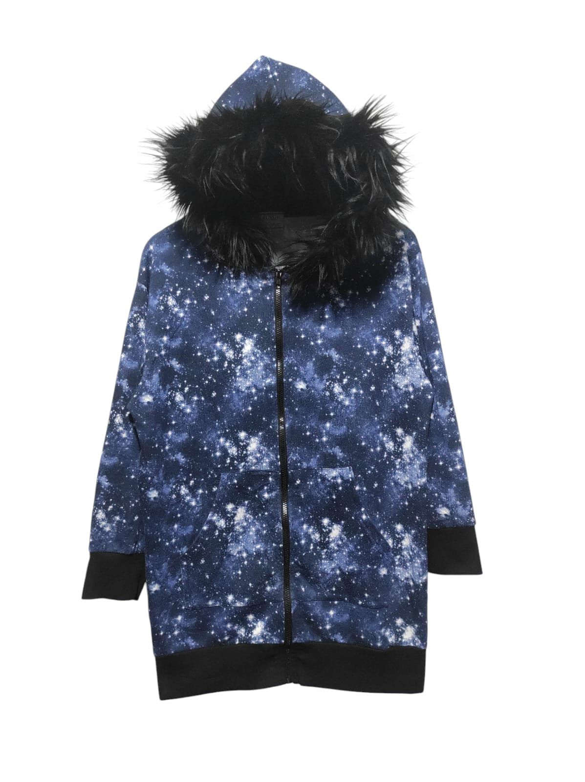 Japanese Brand Galyge Galaxy Zip Fur Hoodie LGB style Size US M / EU 48-50 / 2 - 1 Thumbnail