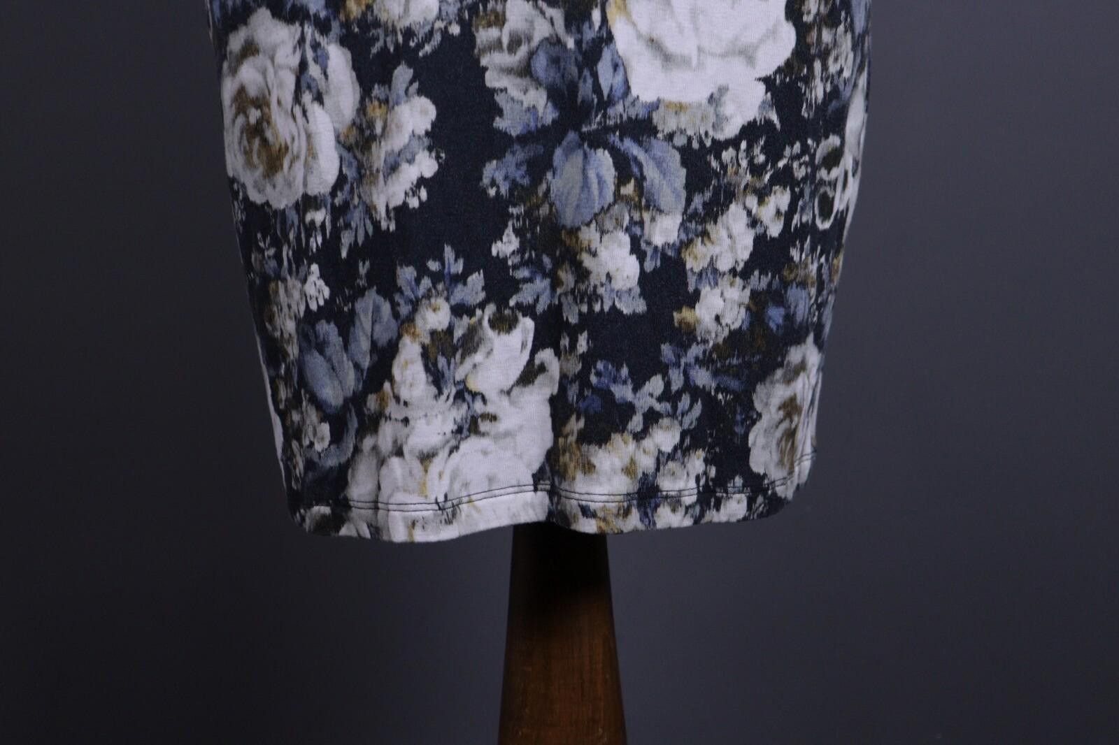 Designer Elise Gug Multicolor Floral Long Sleeve Sheath Dress Size 38 Size M / US 6-8 / IT 42-44 - 9 Thumbnail