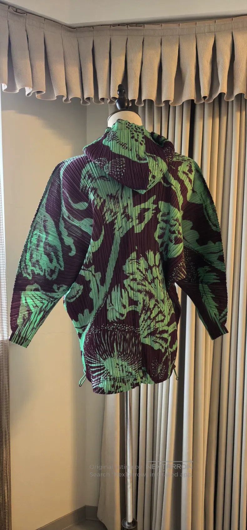 Issey Miyake Issey Miyake Unique Hooded Long Sleeve Coat Size L / US 10 / IT 46 - 2 Thumbnail
