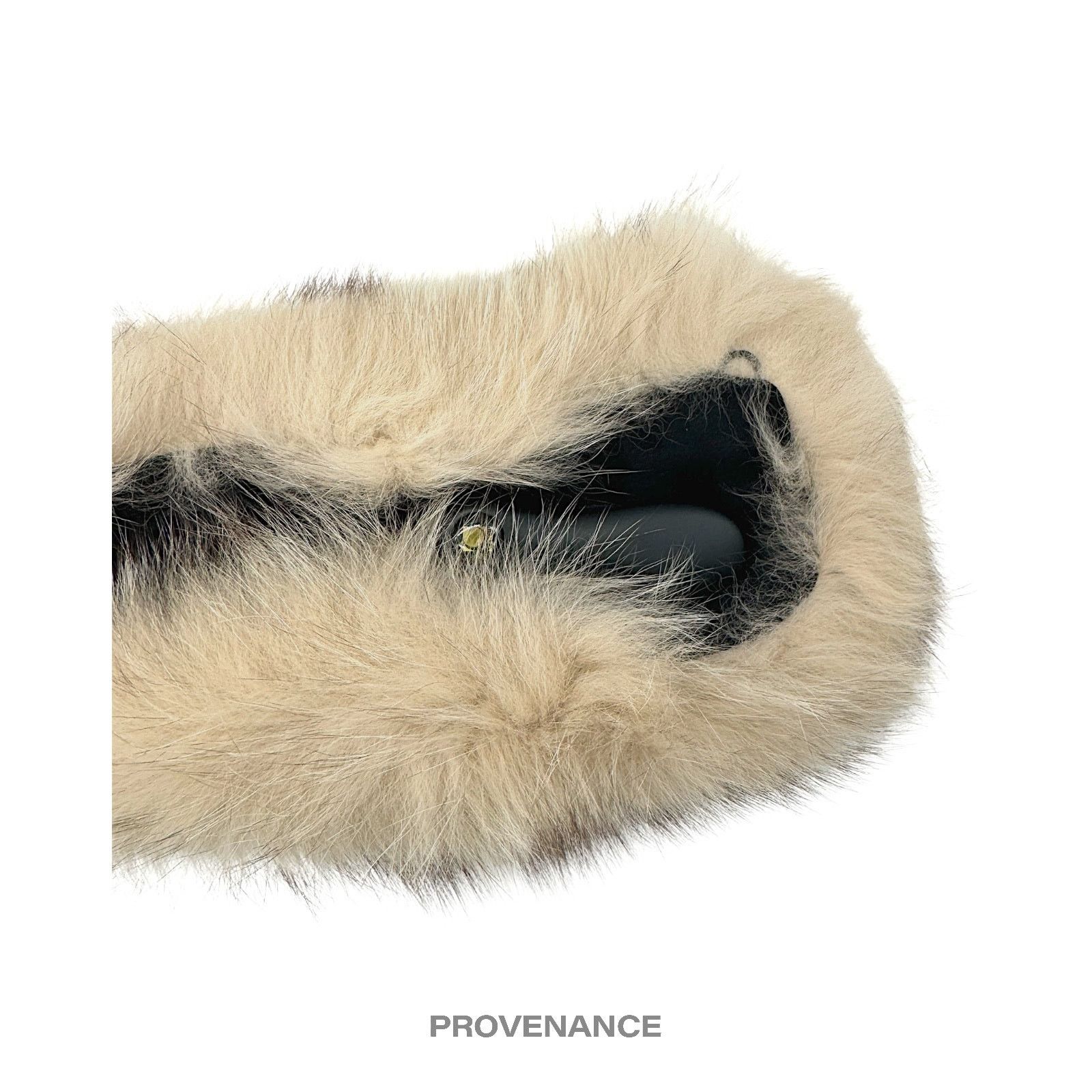 Givenchy 🔴 Givenchy Fur Shawl Scarf - Cream Brown Fox Size ONE SIZE - 7 Thumbnail