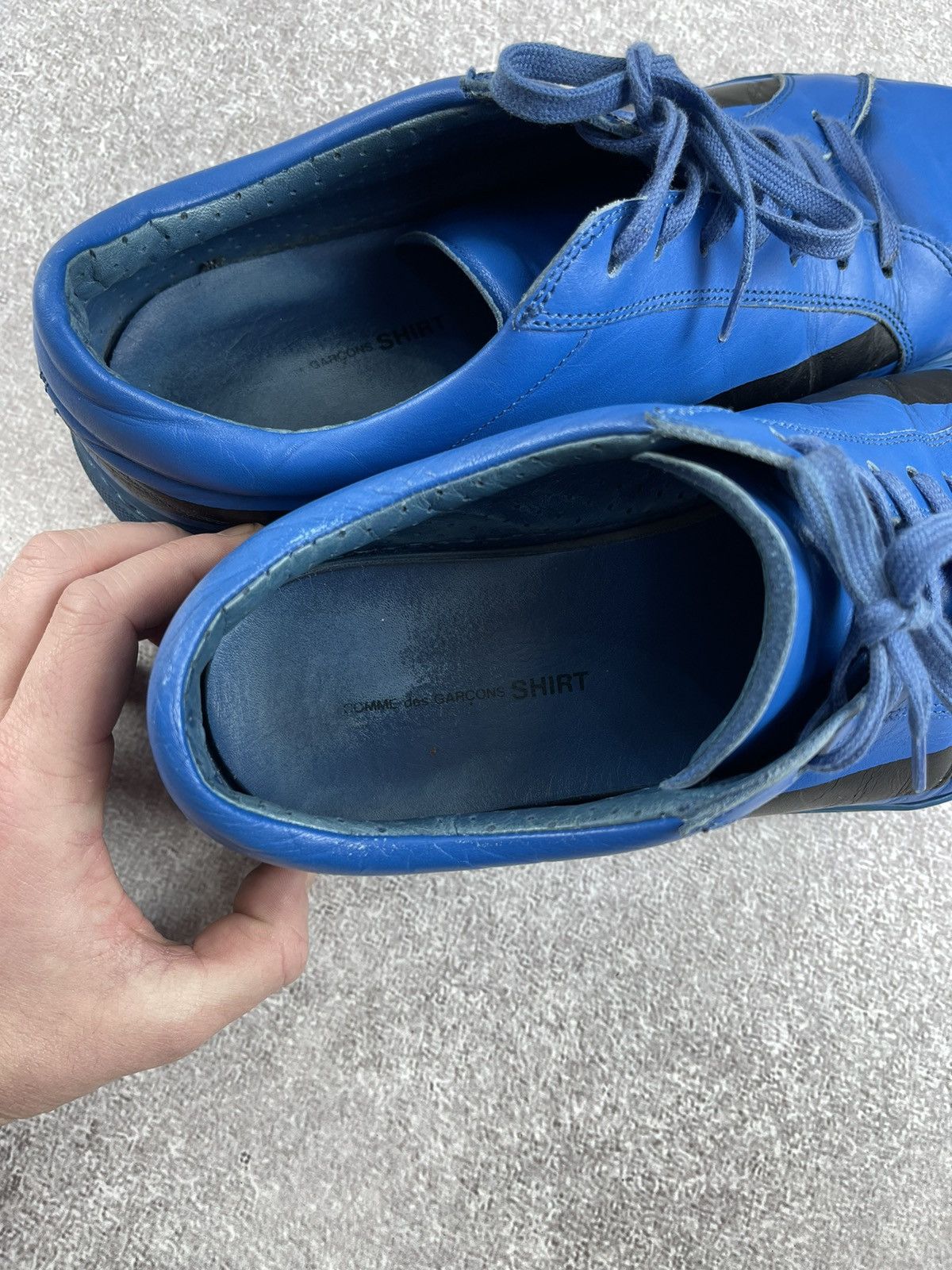 Comme des Garcons × Comme des Garcons SHIRT × Erik Schedin Comme des Garcons Shirt Erik Schedin Leather Sneakers Size US 9 / EU 42 - 14 Thumbnail
