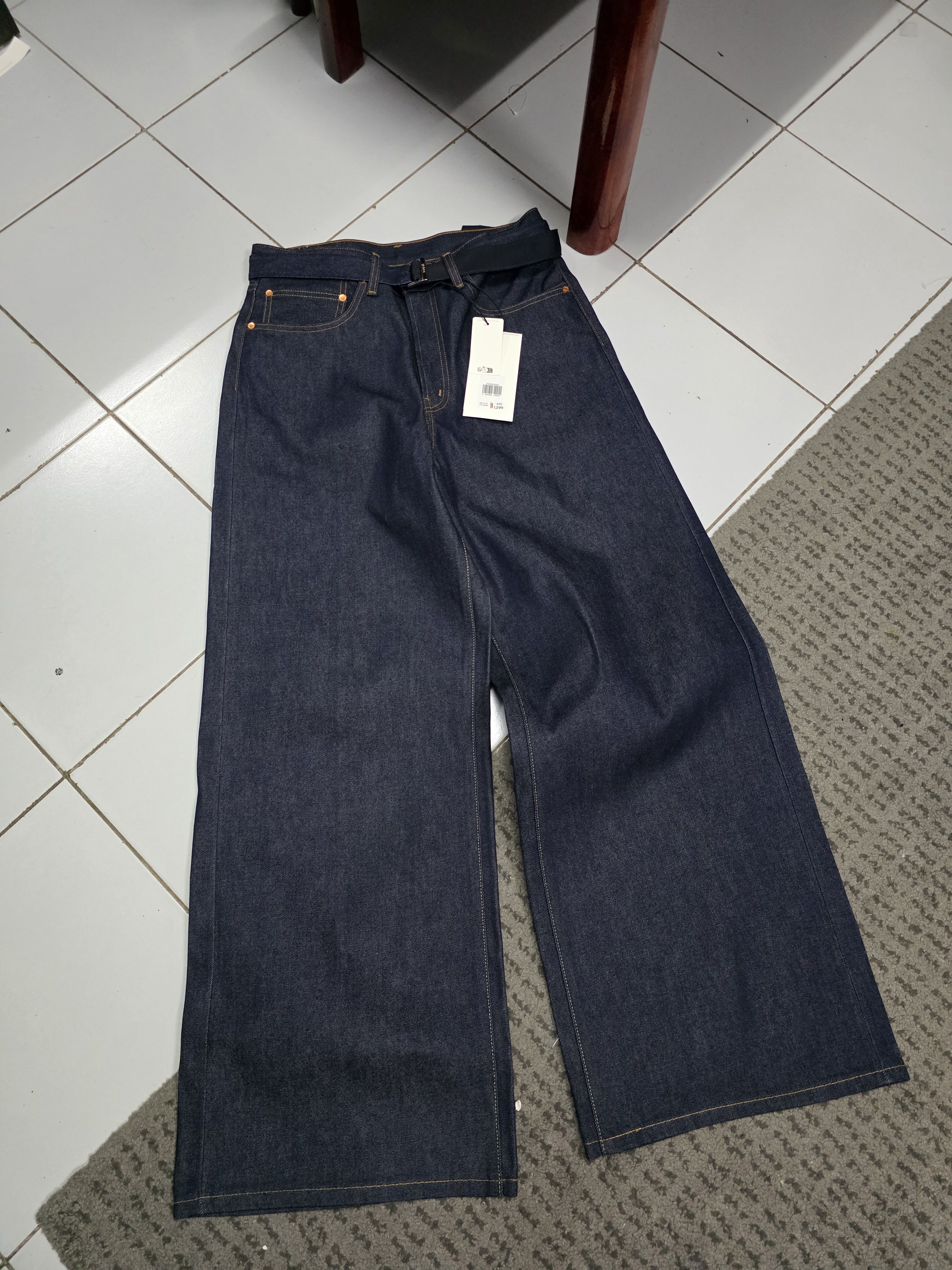 Levi's × Sacai Sacai × levis wide leg selvedge denim pants Size US 34 / EU 50 - 1 Thumbnail