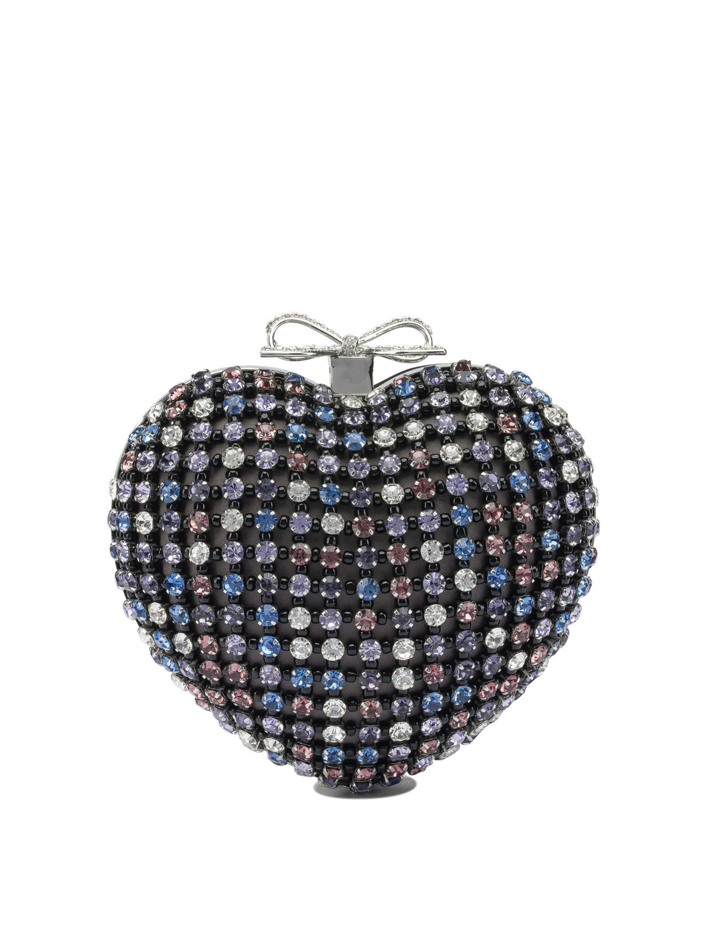 Self-Portrait Self-Portrait Heart Clutch With Crystals Women - USA Duties Paid Size ONE SIZE - 1 Thumbnail