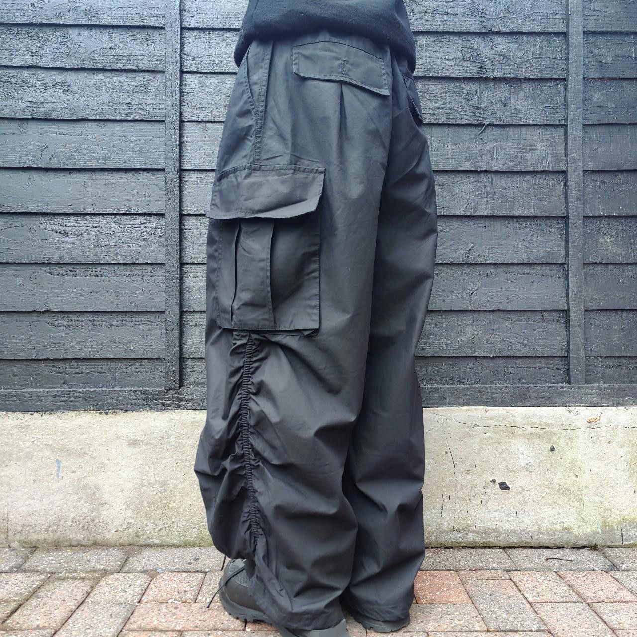 Other Japanese Black Cargo Balloon Pants Size US 30 / EU 46 - 4 Thumbnail