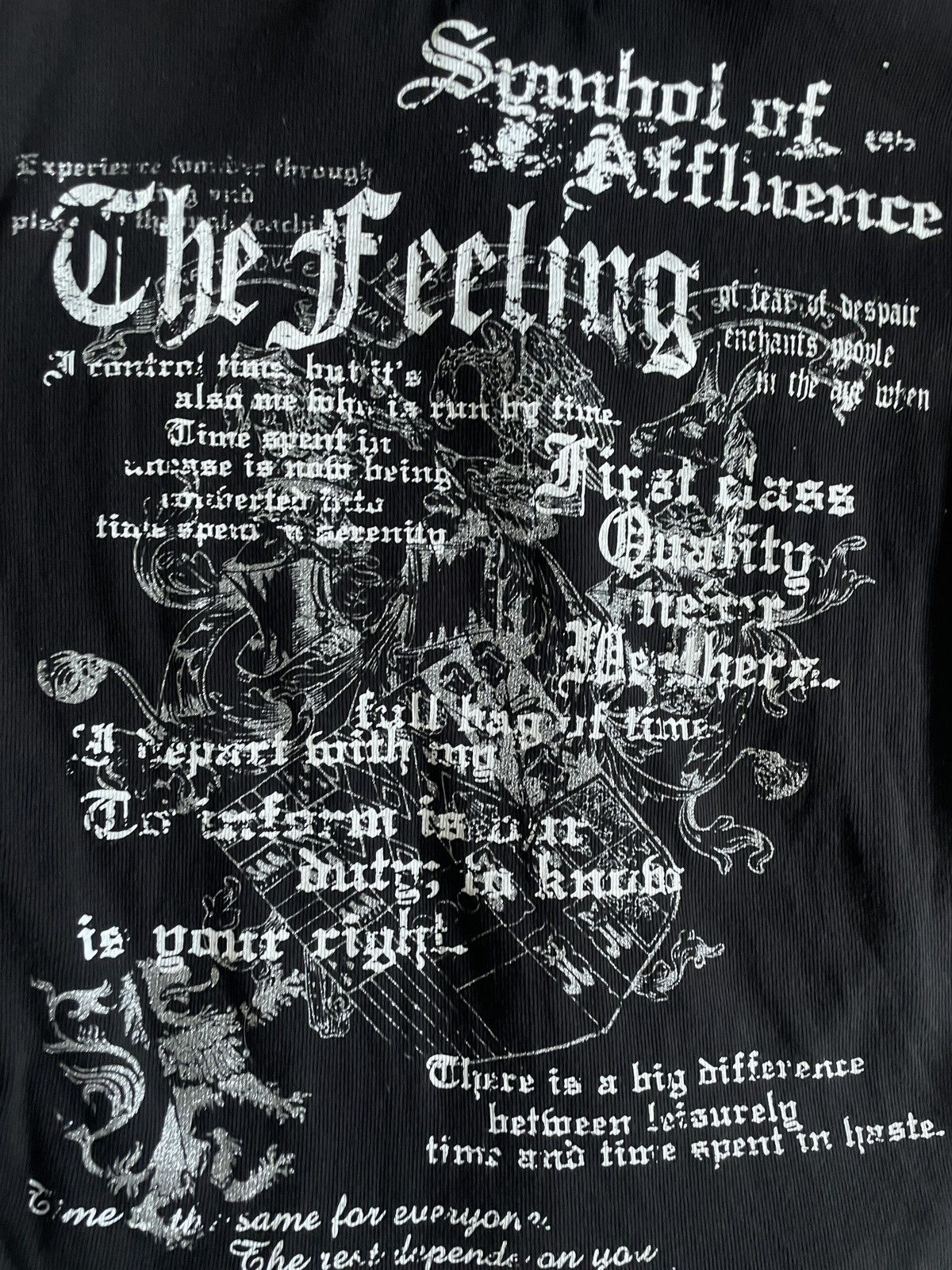 If Six Was Nine 2000s Japanese archive Layered Poem Short Sleeve Hoodie Vkei Size US S / EU 44-46 / 1 - 8 Thumbnail