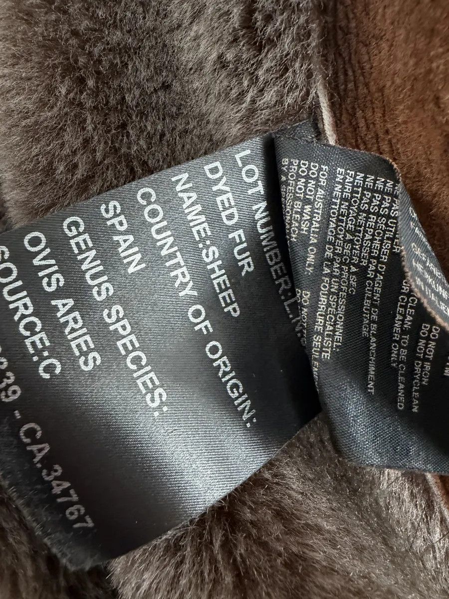 Prada Prada Brown Italian Sheep Dyed Fur Shearling Leather Jacket Size US M / EU 48-50 / 2 - 9 Thumbnail