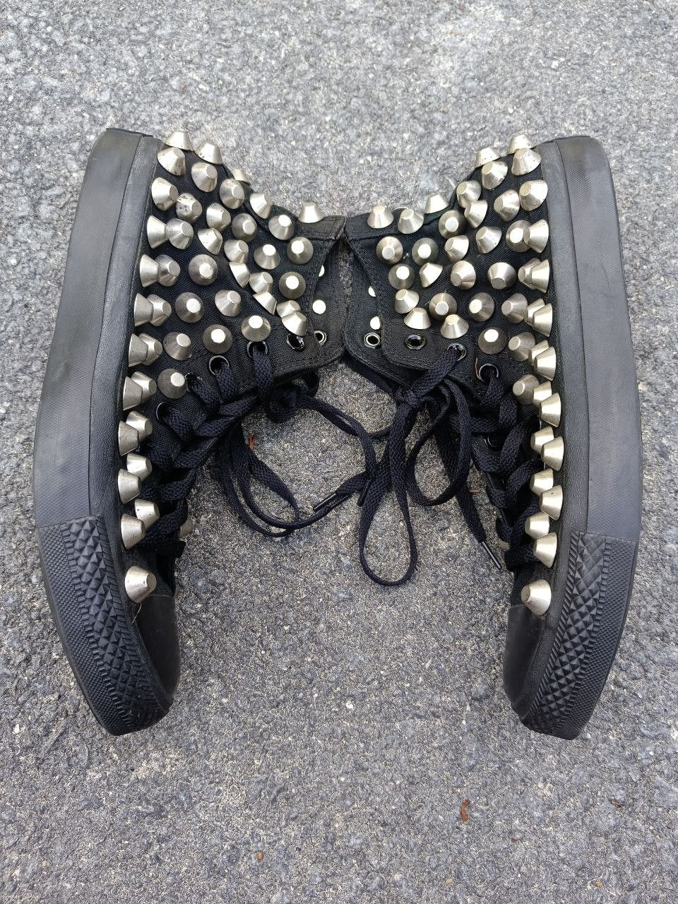 Converse CONVERSE BLACK STUDDED Size US 9 / EU 42 - 3 Thumbnail