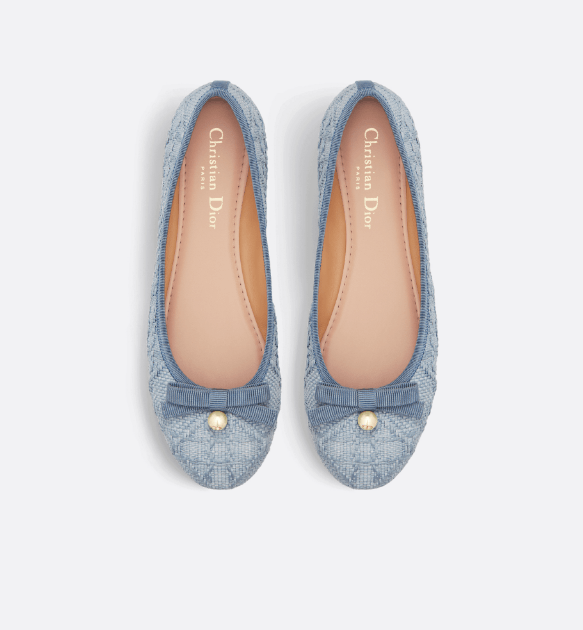 Dior o1w1db10625 Dior Ballet Flats in Pastel Blue Size US 7 / IT 37 - 4 Thumbnail