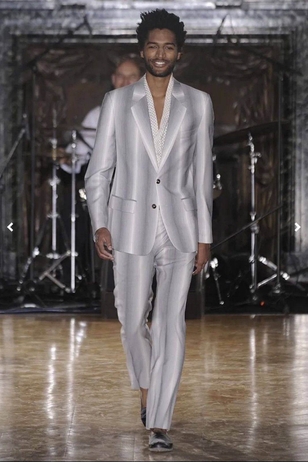 Maison Margiela Maison Margiela - S/S 13’ - Vertical Striped Blazer Size 46S - 19 Thumbnail