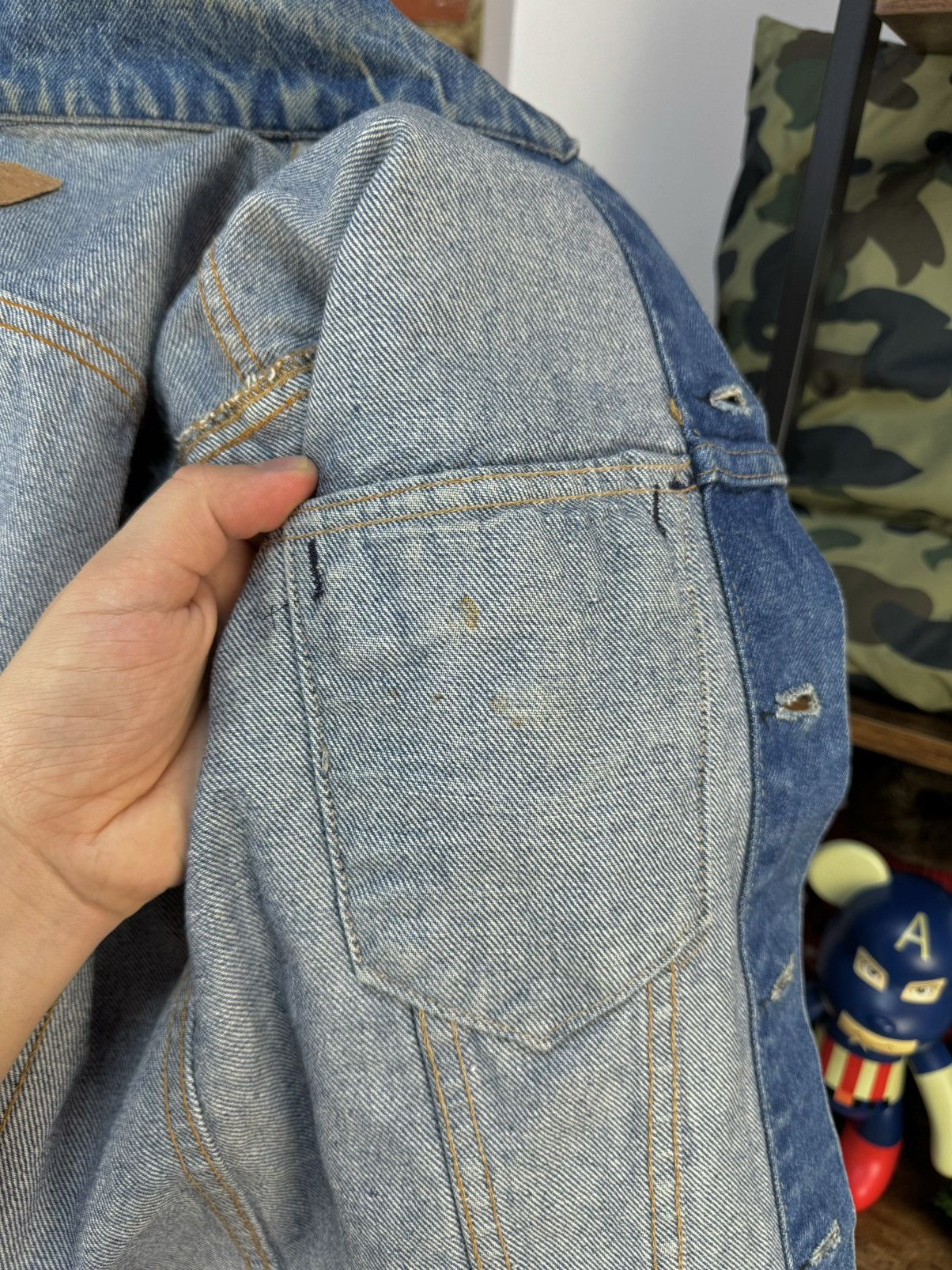 Levi's × Vintage LEVIS Vintage Made in USA Short Jeans Denim Jacket Size S / US 4 / IT 40 - 18 Thumbnail