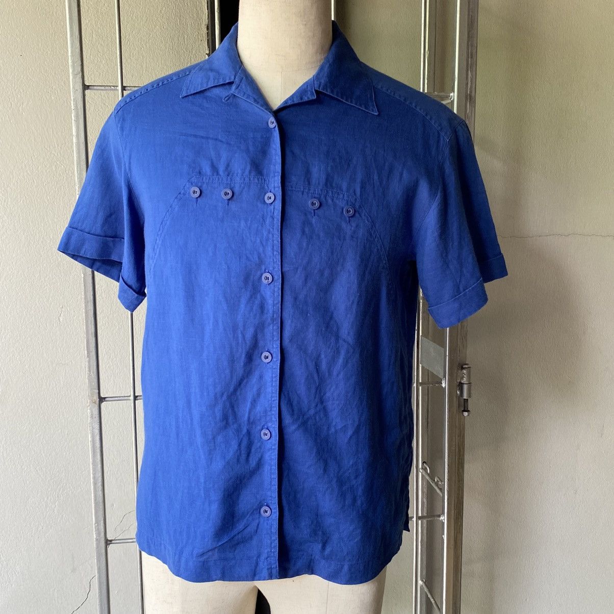 Dior Christian Dior Azure Breeze Camp Shirt Size S / US 4 / IT 40 - 16 Thumbnail