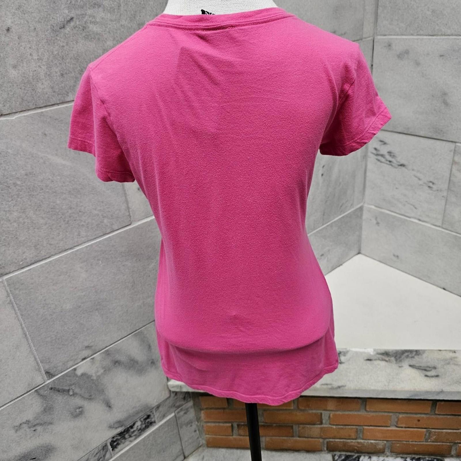 Other Women's Pink Johnny Cash T-shirt Size L / US 10 / IT 46 - 6 Thumbnail