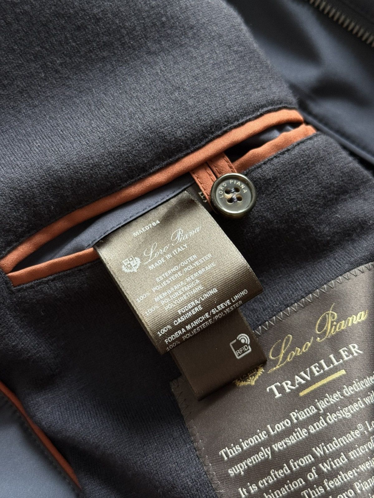 Loro Piana Loro Piana Navy Traveler Windmate Jacket Meb Size US L / EU 52-54 / 3 - 17 Thumbnail