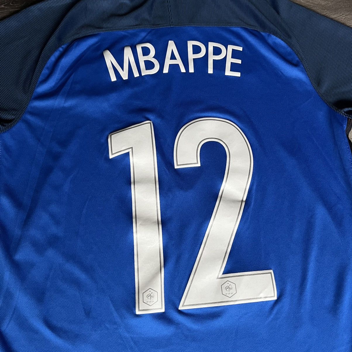 Nike Nike France Kylian Mbappe FC Soccer Jersey Home Kit 2016/17 Size US M / EU 48-50 / 2 - 9 Thumbnail