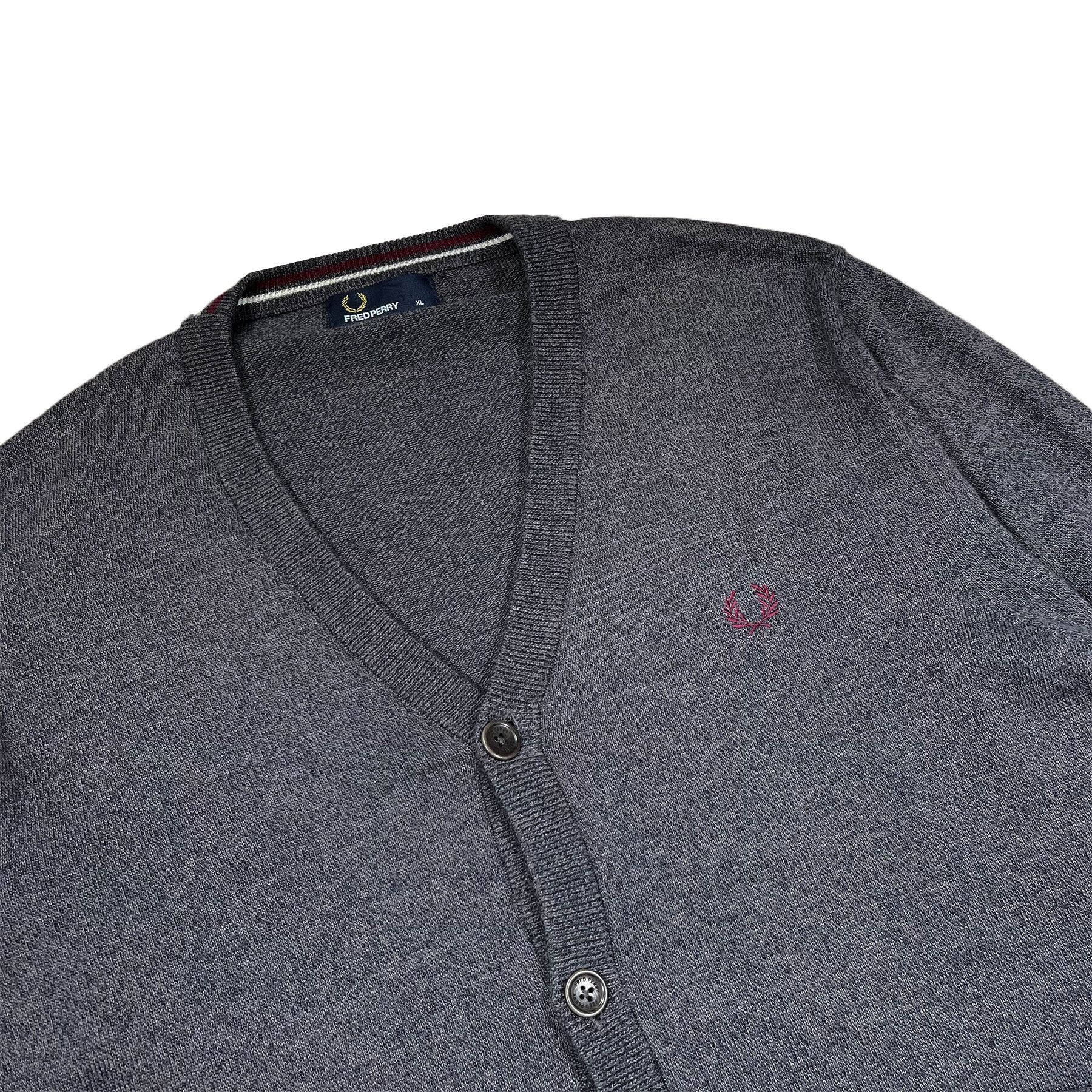 Fred Perry Fred Perry Cardigan Merino Wool (54%) Size US XL / EU 56 / 4 - 5 Thumbnail