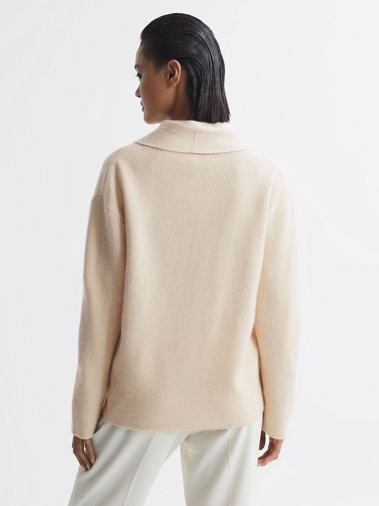 Reiss Reiss Sara Women's Wool/Cashmere Double Breasted Cardigan, M Size M / US 6-8 / IT 42-44 - 17 Thumbnail