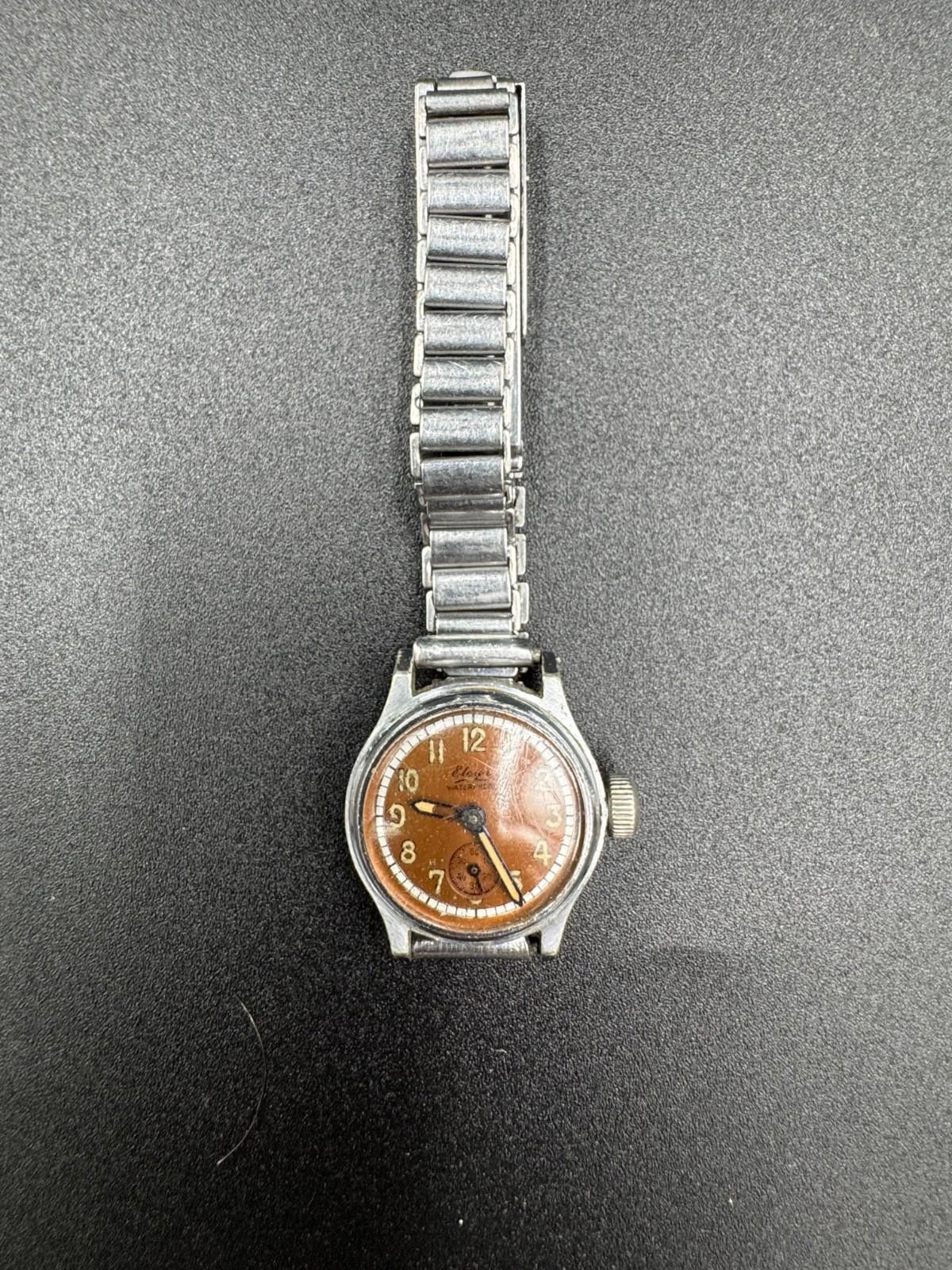 Hardcore Elegance Vintage Eloga Waterproof Swiss Watch AS 964 15 Jewels Manual Size ONE SIZE - 4 Thumbnail