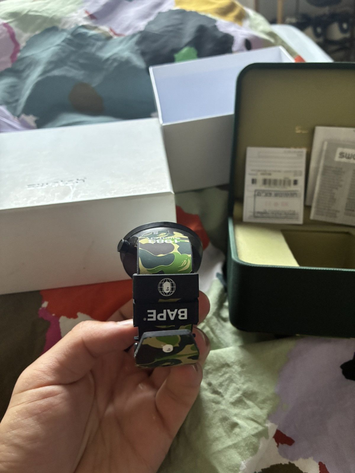 Bape Bape x Swatch BIG BOLD Global World Size ONE SIZE - 7 Thumbnail