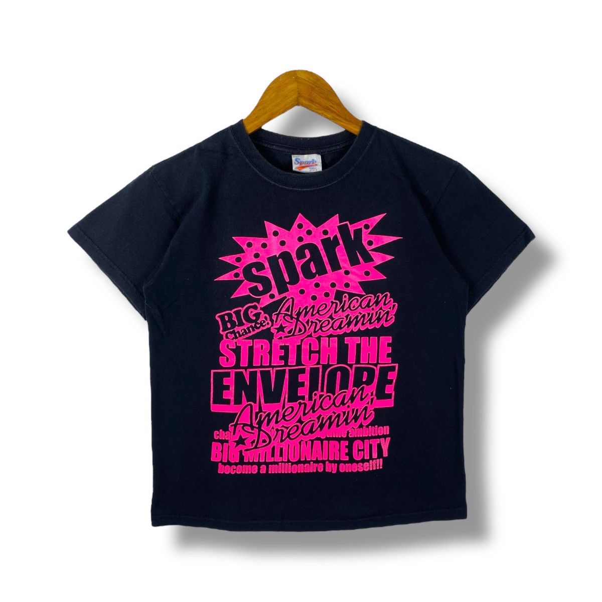 Vintage Vintage 00's SPARK American Dreamin' Graphic Tee Shirt Size US XS / EU 42 / 0 - 1 Thumbnail