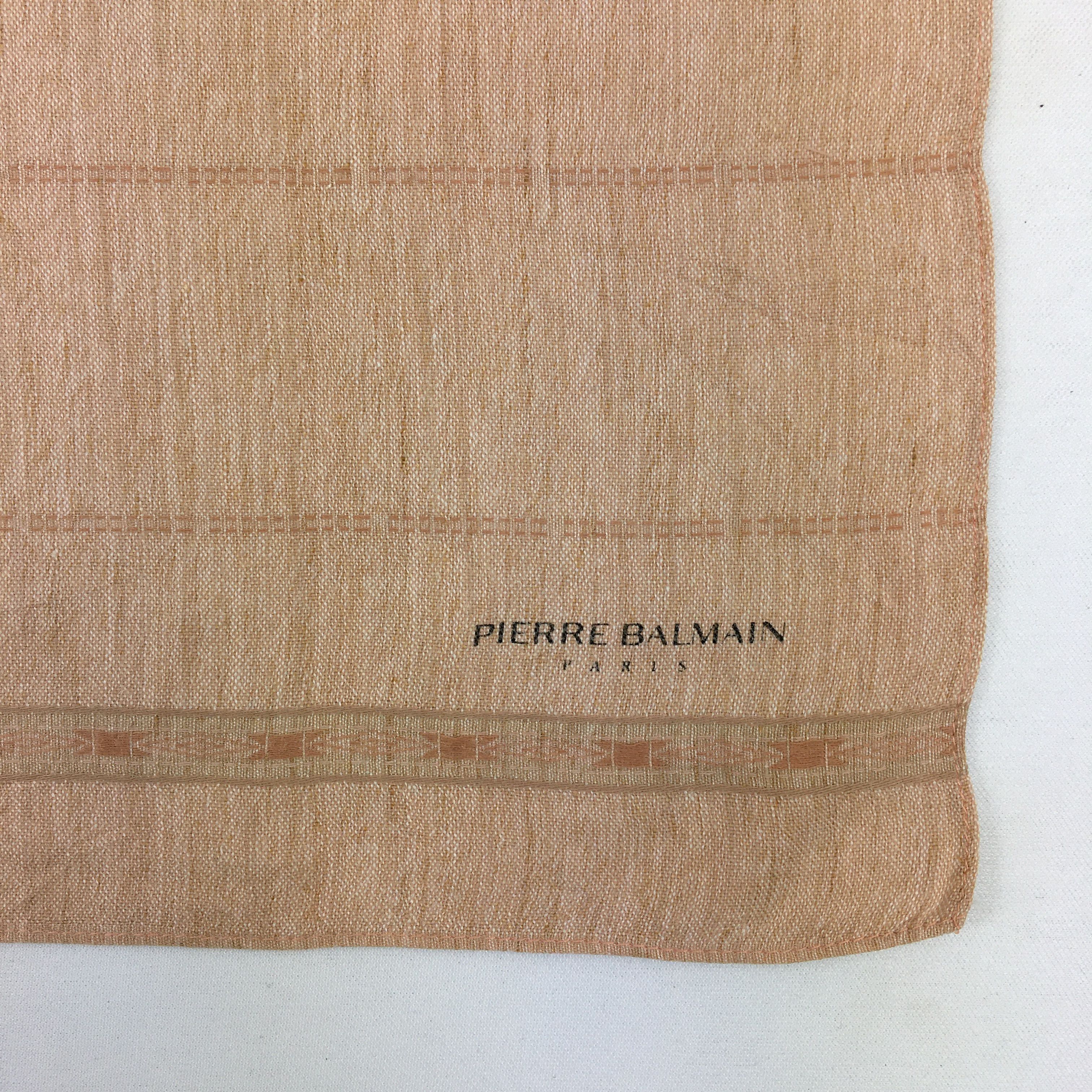 Japanese Brand Vintage Pierre Balmain Handkerchief Neckerchief Bandana Size ONE SIZE - 3 Thumbnail