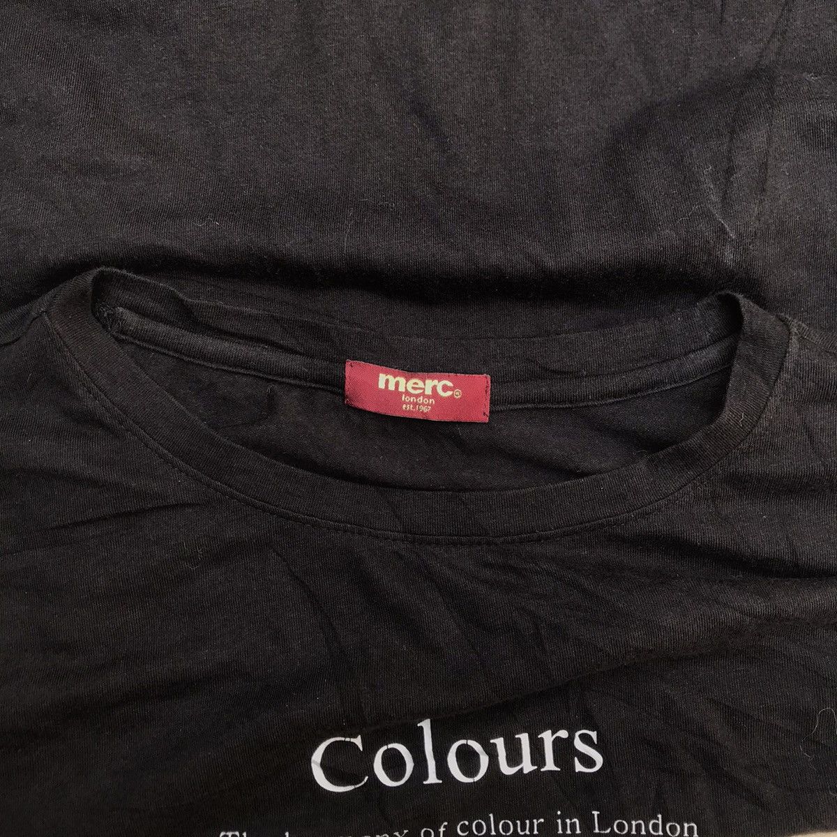 Merc × Other UK Merc London Black Tee Tshrt Colours The Harmony of colour Size US M / EU 48-50 / 2 - 5 Thumbnail