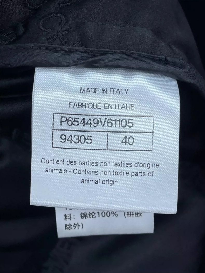 Chanel Chanel 20K equestrian series embroidered letter logo cotto Size S / US 4 / IT 40 - 6 Thumbnail