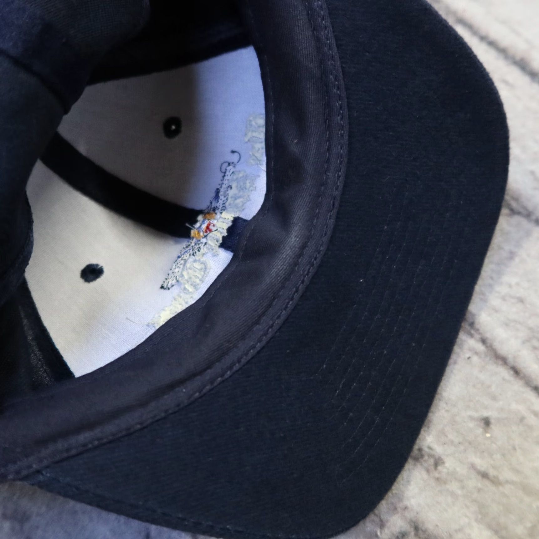 Vintage Vintage Seattle Times Snapback Hat Cap Adjustable Navy 90s Men Mens Size ONE SIZE - 4 Thumbnail