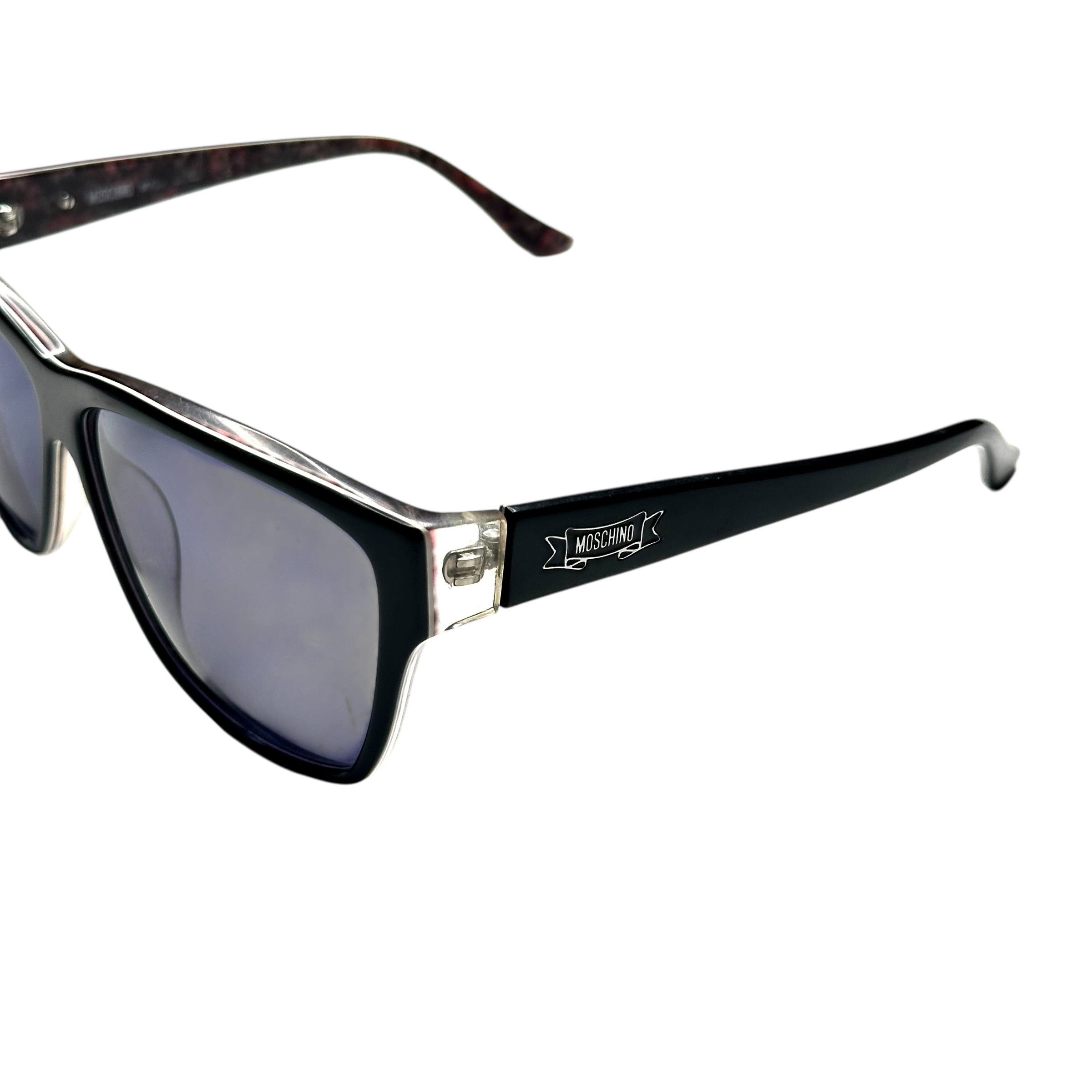 Moschino Moschino Squared Wayfarer Big Classic Sunglasses Size ONE SIZE - 4 Thumbnail