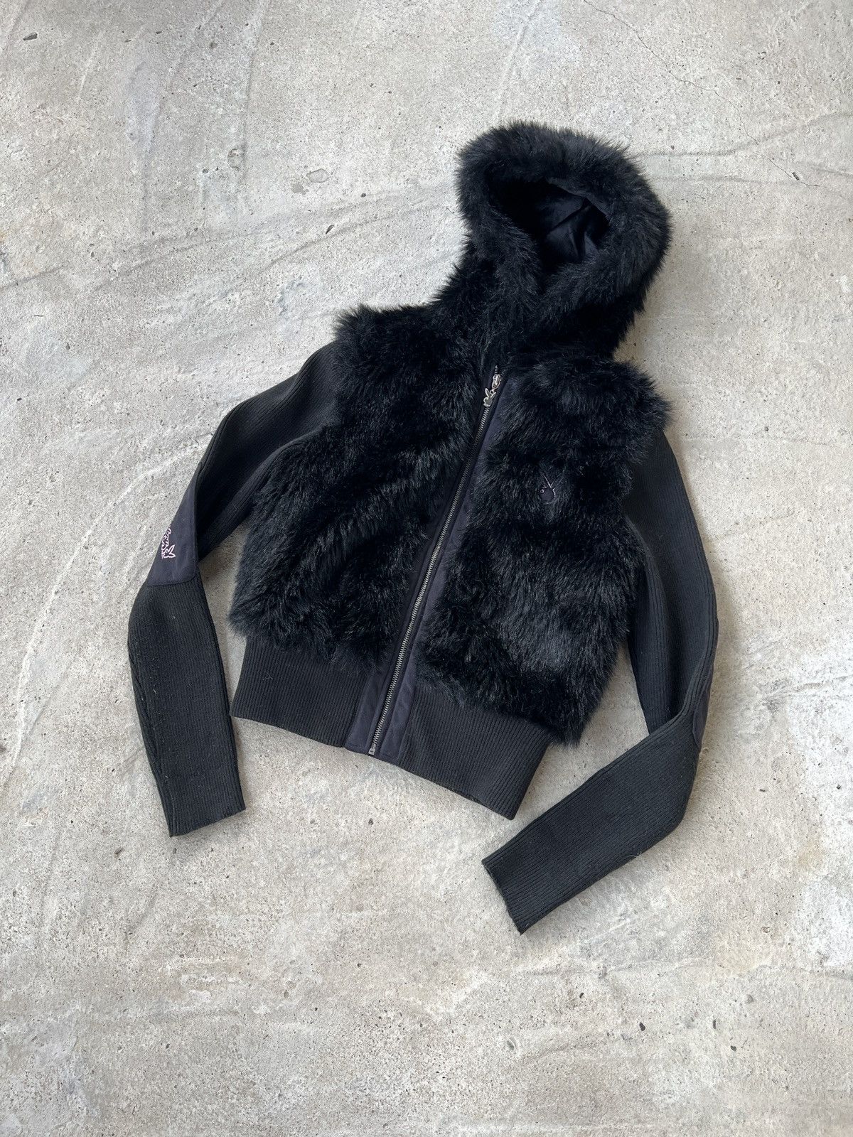 Playboy Playboy Fur Zip Jacket Size M / US 6-8 / IT 42-44 - 1 Thumbnail