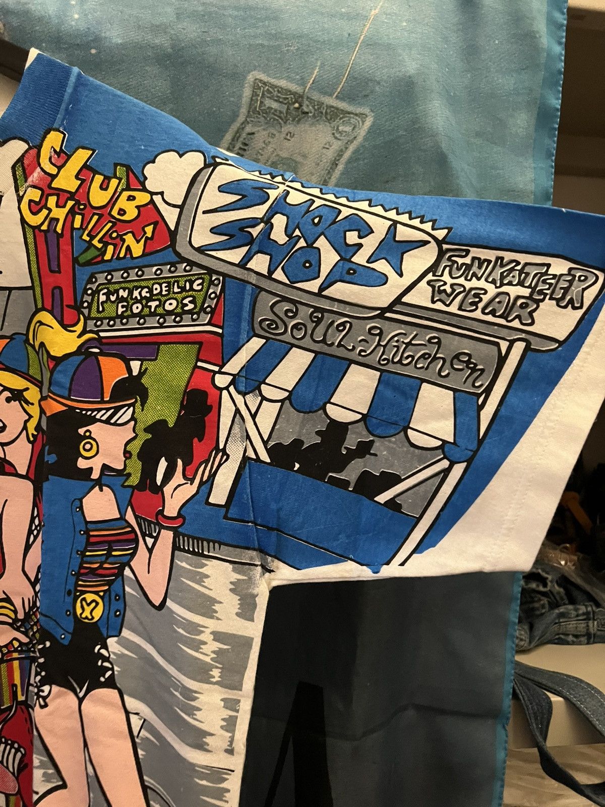 Vintage Vintage 1993-1994 Archive Comic All Over Print Deadstock Size US L / EU 52-54 / 3 - 3 Thumbnail