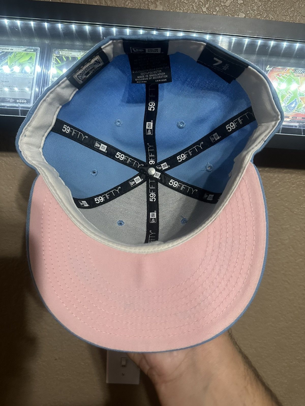 New Era Los Angeles Dodgers New Era 1988 World Series Pink UV 7 5/8 Size ONE SIZE - 2 Thumbnail