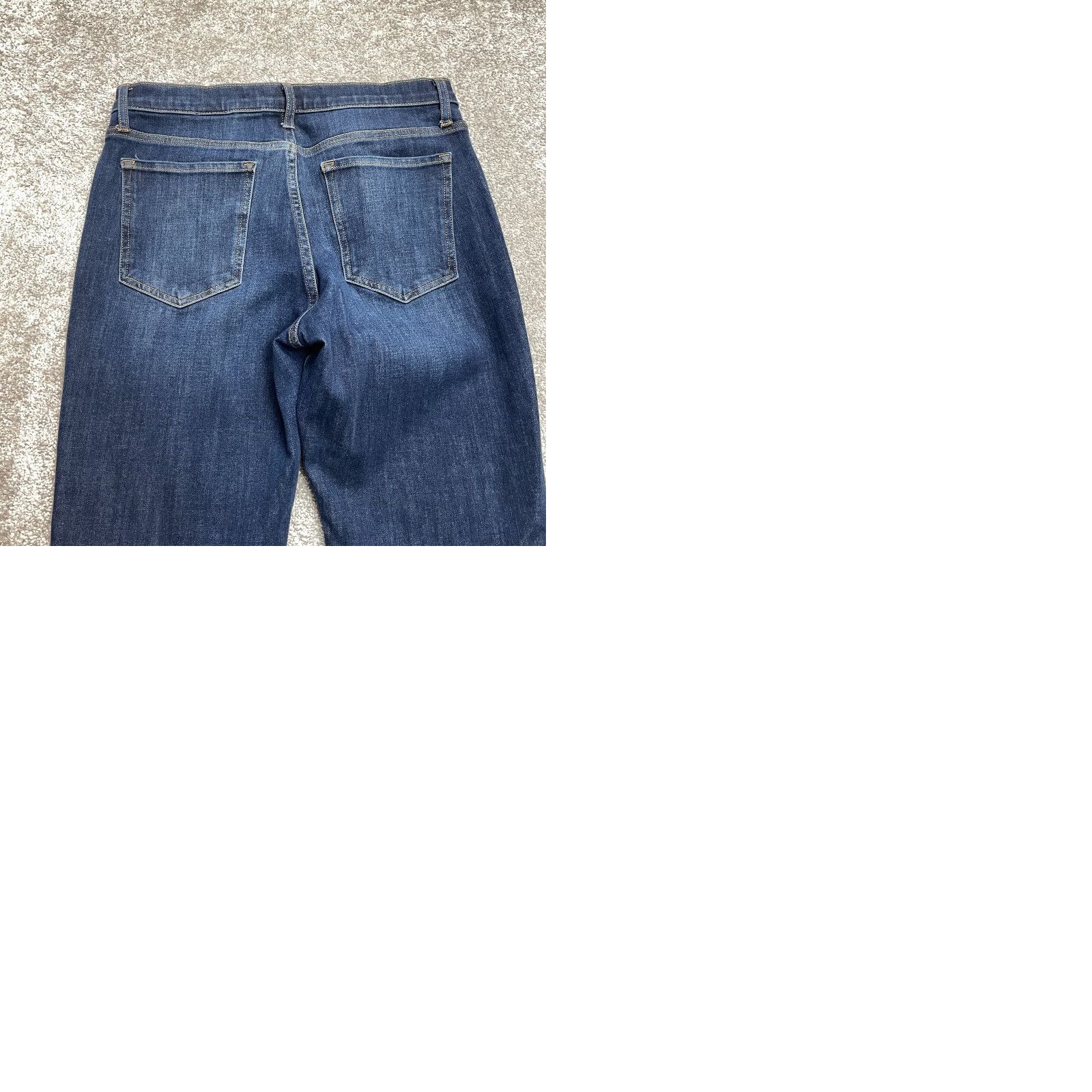 Banana Republic VINTAGE Banana Republic Jeans Haig Blue Dark Wash Womens 30 Reg Skinny Mid Rise 5-Pocket Denim Stretch Size 24" / US 00 / IT 34 - 9 Thumbnail