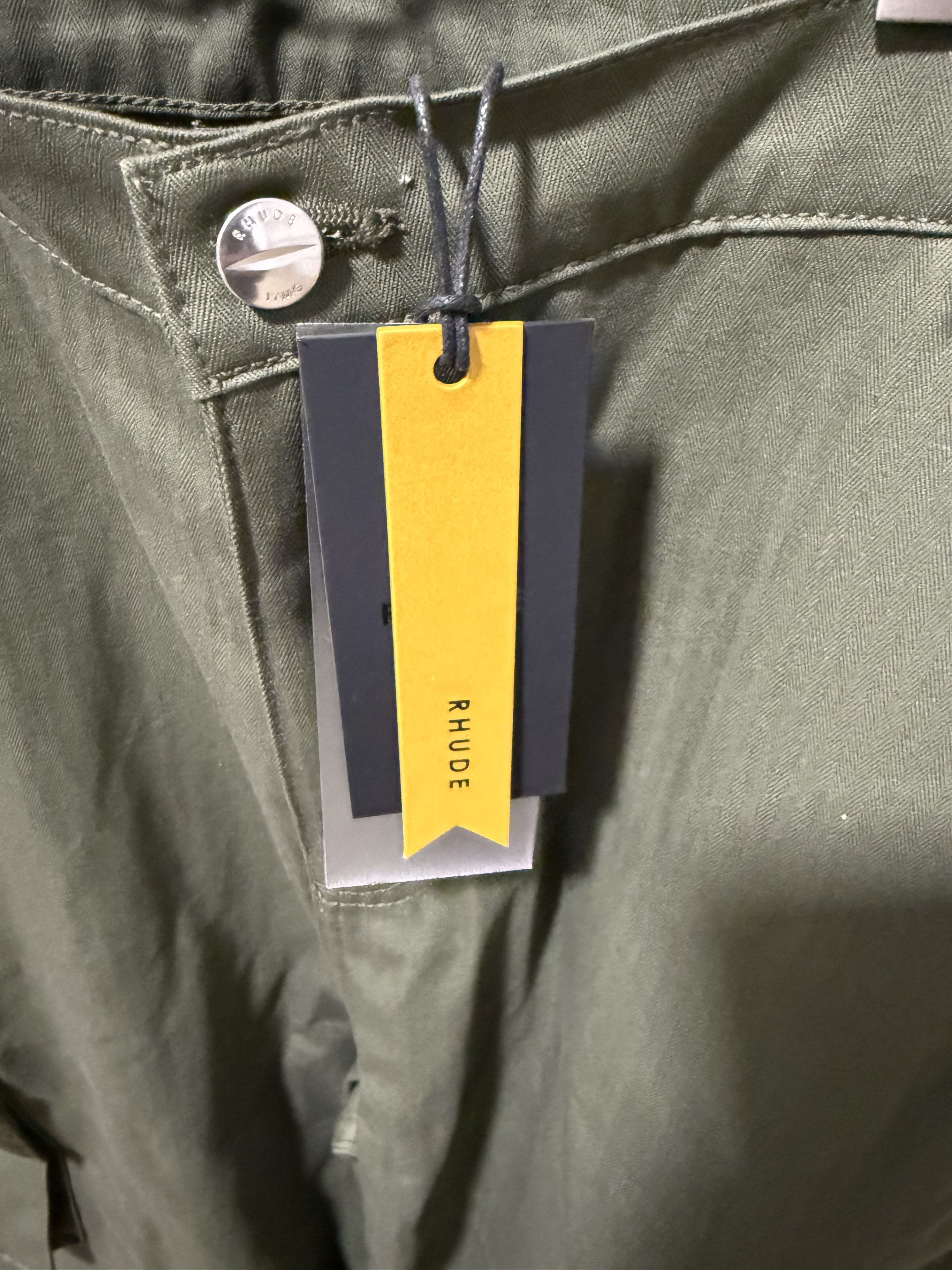 Rhude Rhude Desert Cargo Pants 'Khaki Green' Size US 30 / EU 46 - 3 Thumbnail