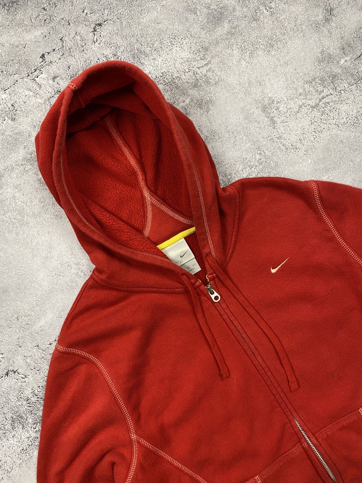 Nike Vintage Y2K Nike Zip Up Hoodie Swoosh Logo Streetwear 90s Size L / US 10 / IT 46 - 8 Thumbnail