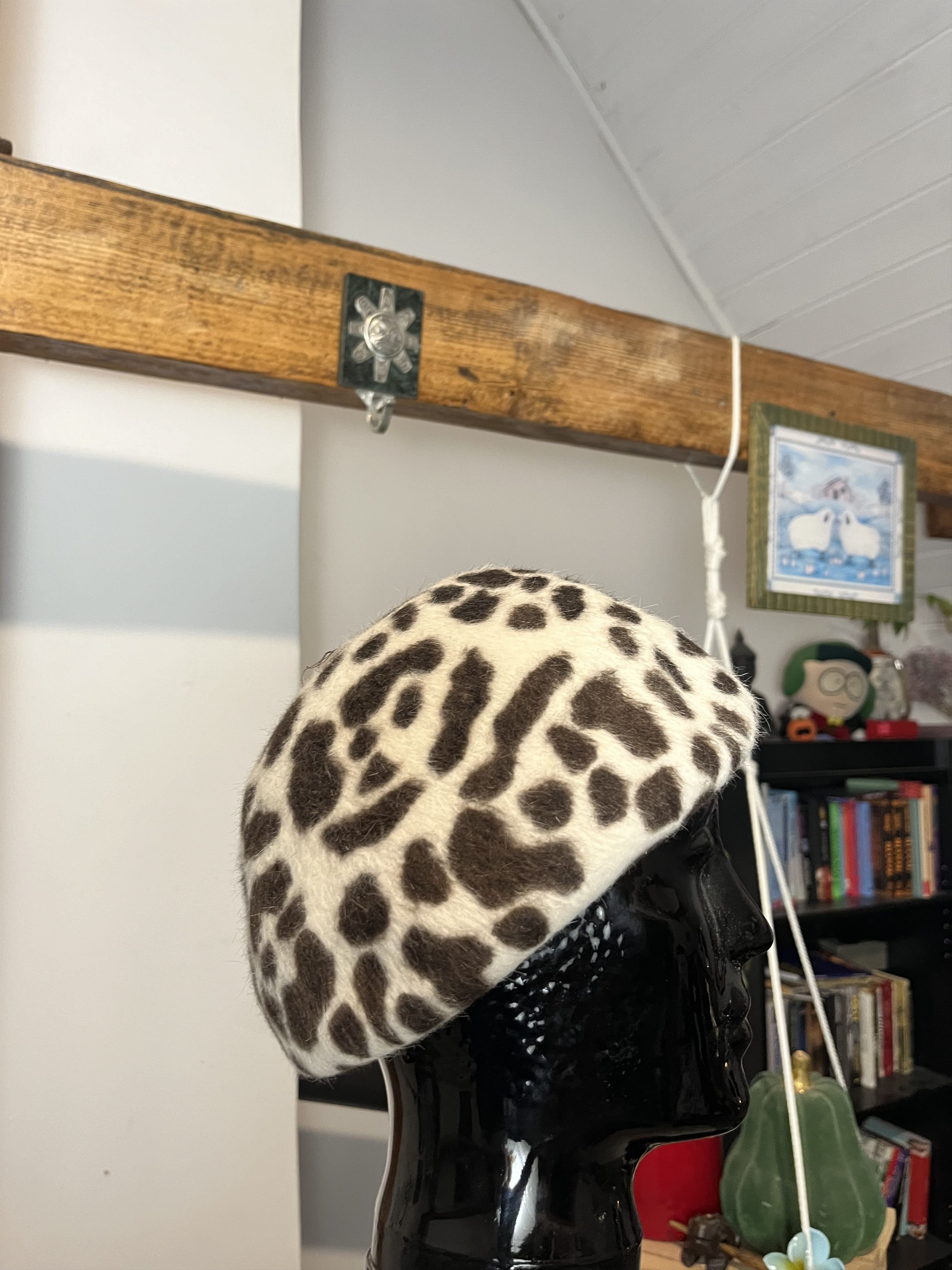 Japanese Brand × Vintage 90s Wool Giraffe Pattern Bucket Hat Size ONE SIZE - 2 Thumbnail