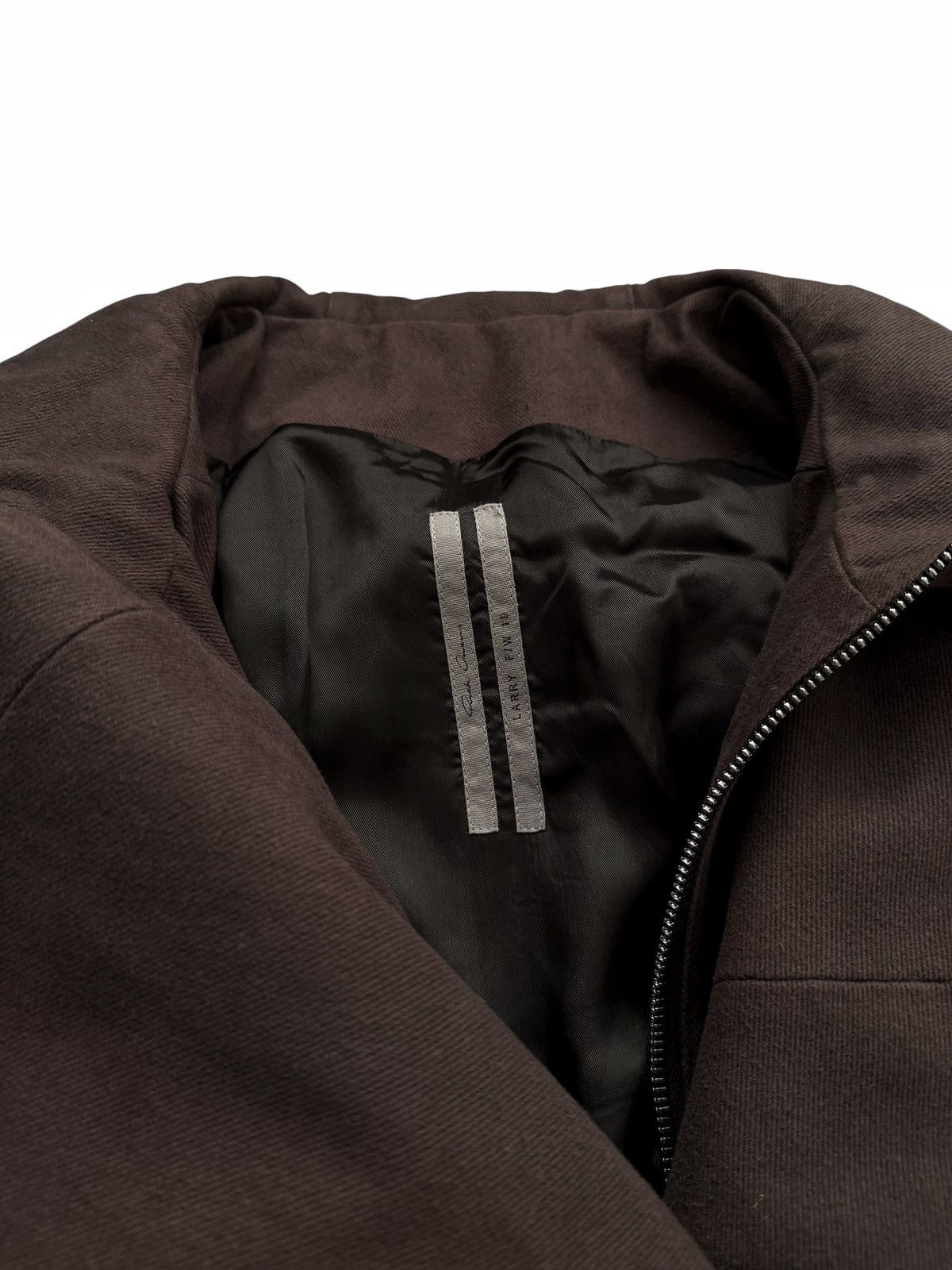 Rick Owens RARE 2019 Larry GIANT Sisy Suede Panel Parka Size US M / EU 48-50 / 2 - 8 Thumbnail