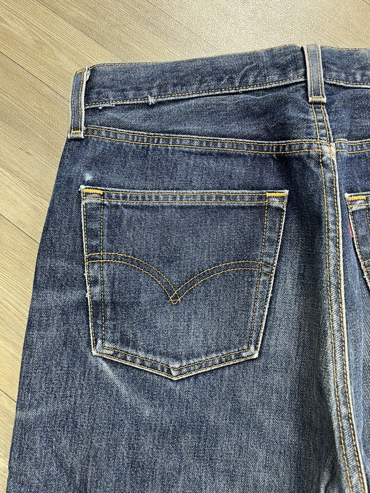 Levi's Vintage Clothing 🇺🇸1990s Vintage Levis 501XX 33x36 Straight Leg Blue Jeans Size US 31 - 3 Thumbnail